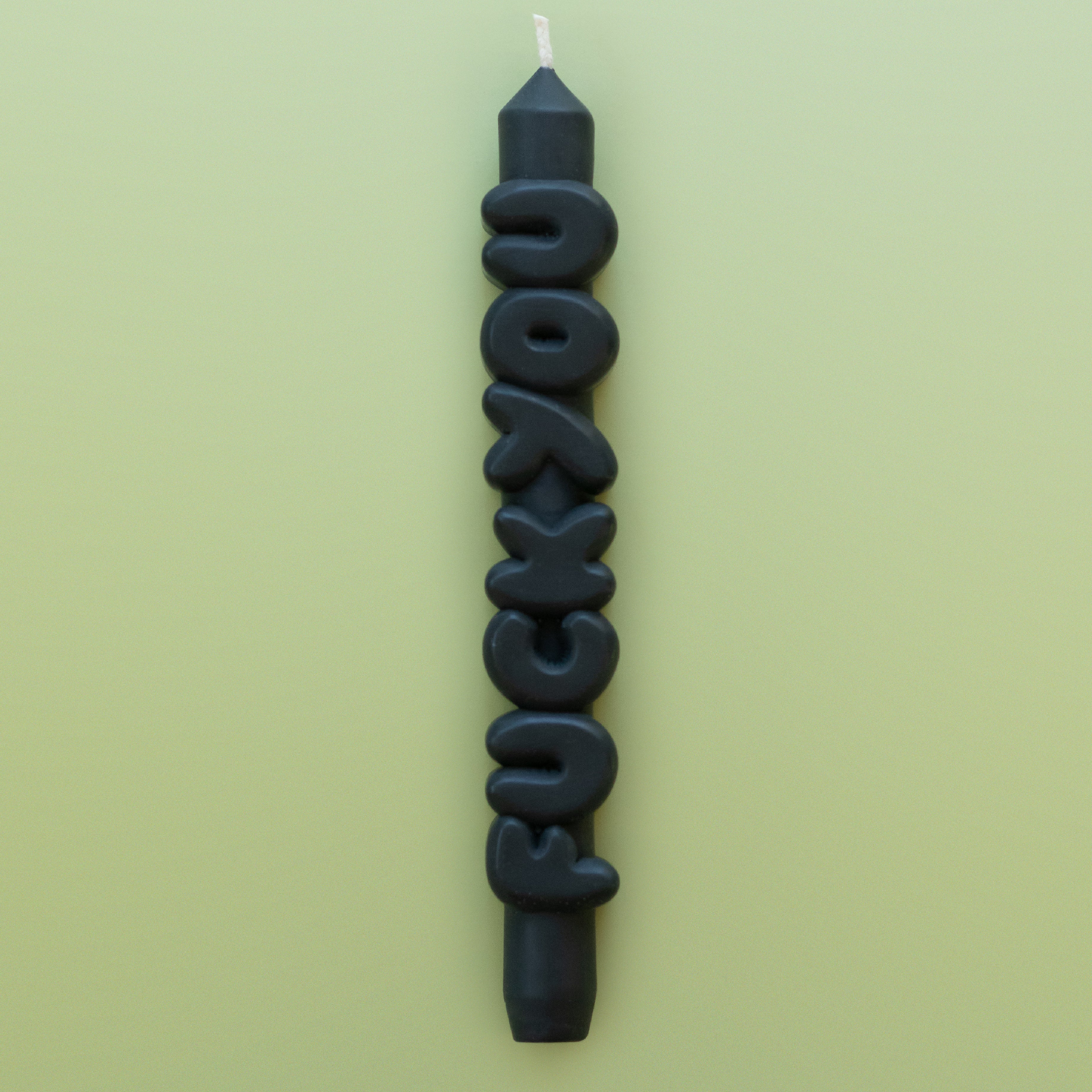 'F*ck You' Taper Candle | Black - Image 4
