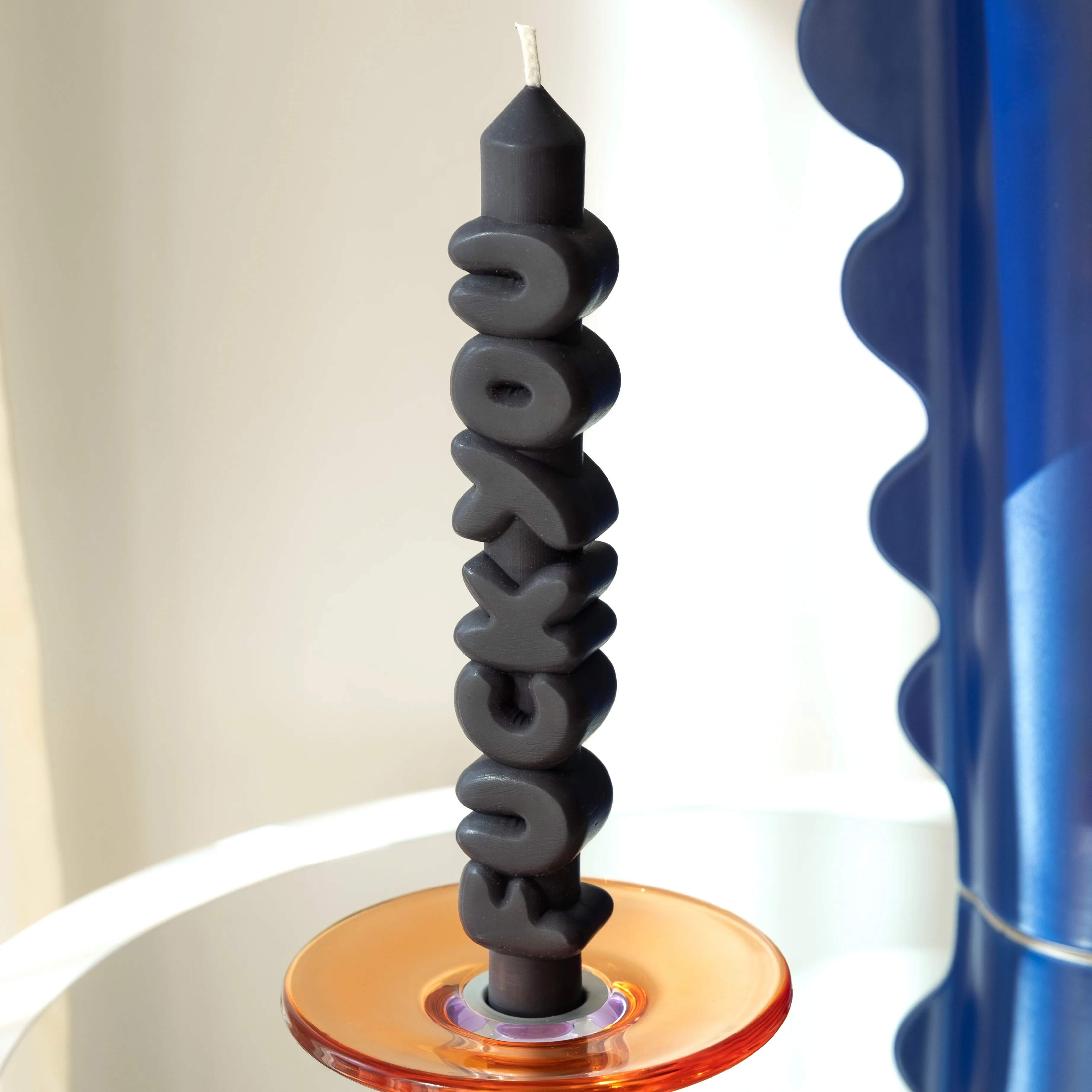'F*ck You' Taper Candle | Black - Image 5
