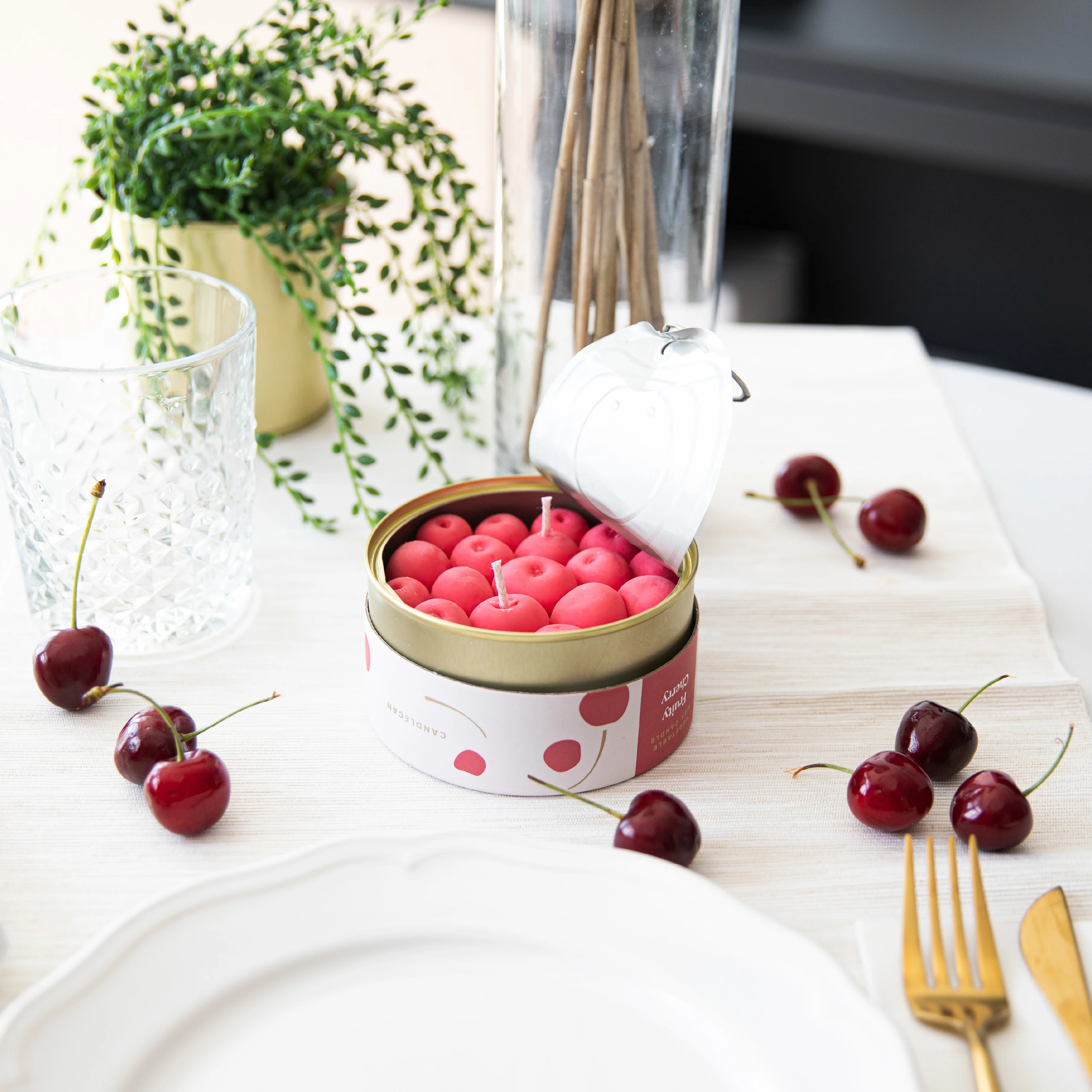 Fruity Cherry CandleCan | Cherry Scented - Image 5