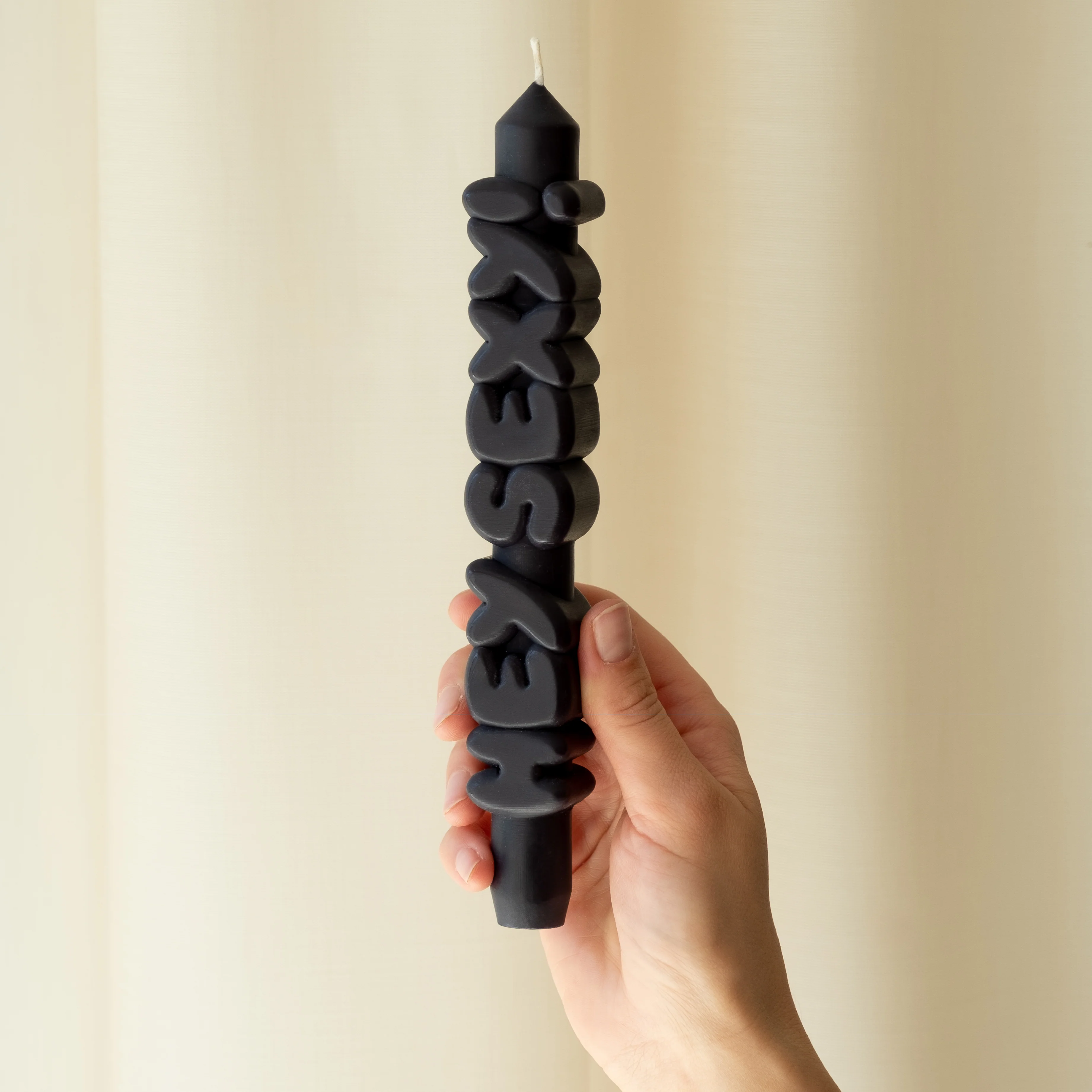 'Hey Sexy!' Taper Candle | Black - Image 2