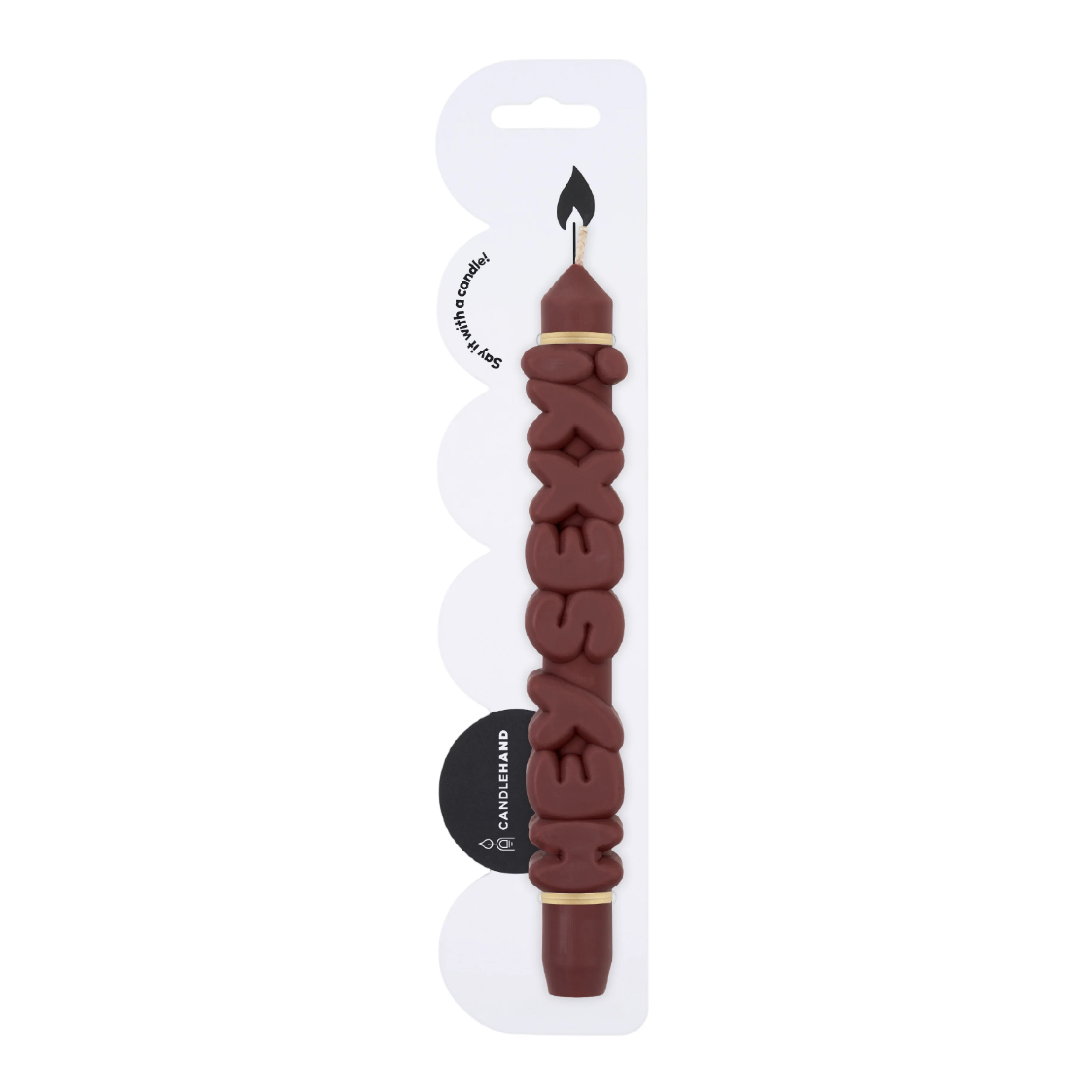 'Hey Sexy!' Taper Candle | Mocha