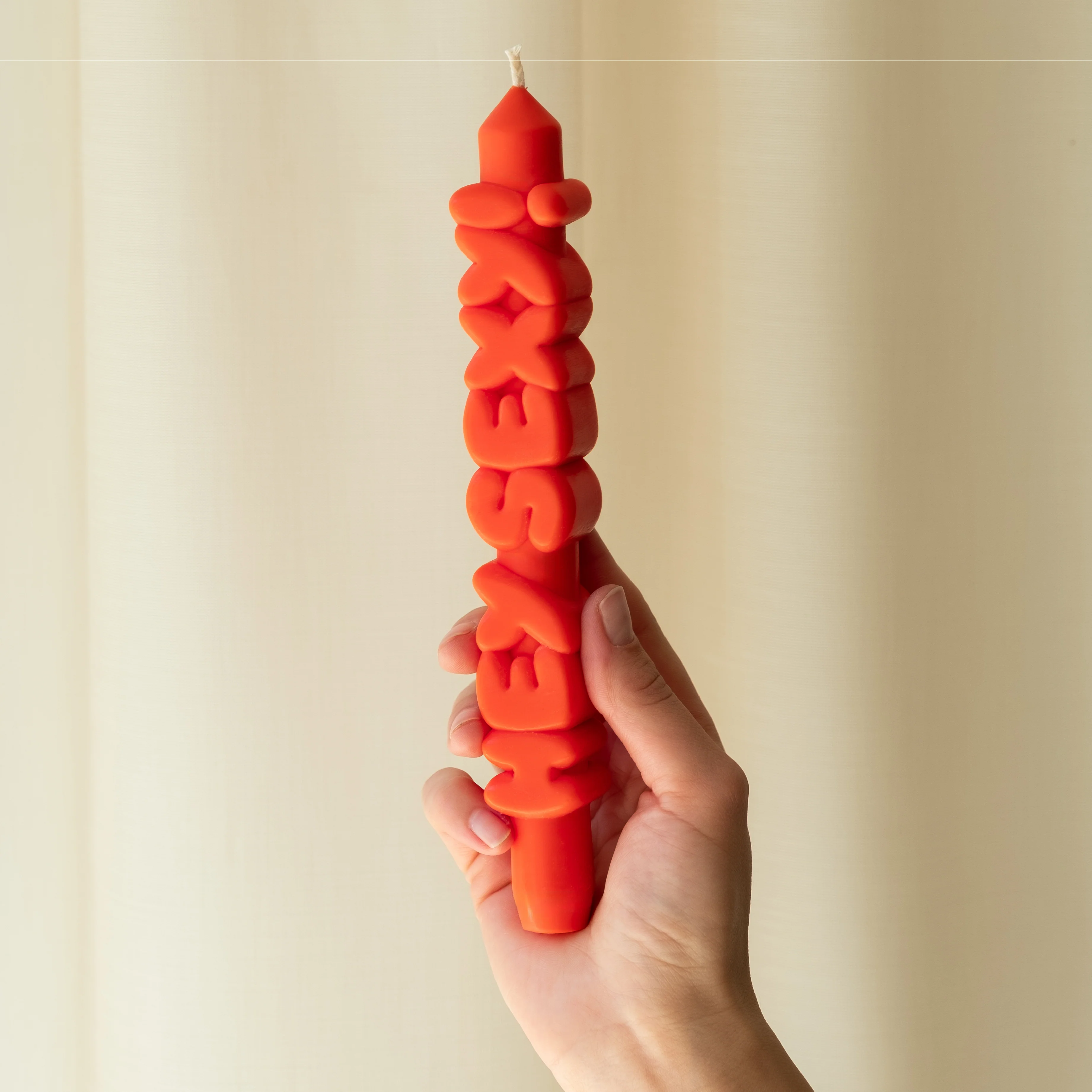 'Hey Sexy!' Taper Candle | Orange - Image 2