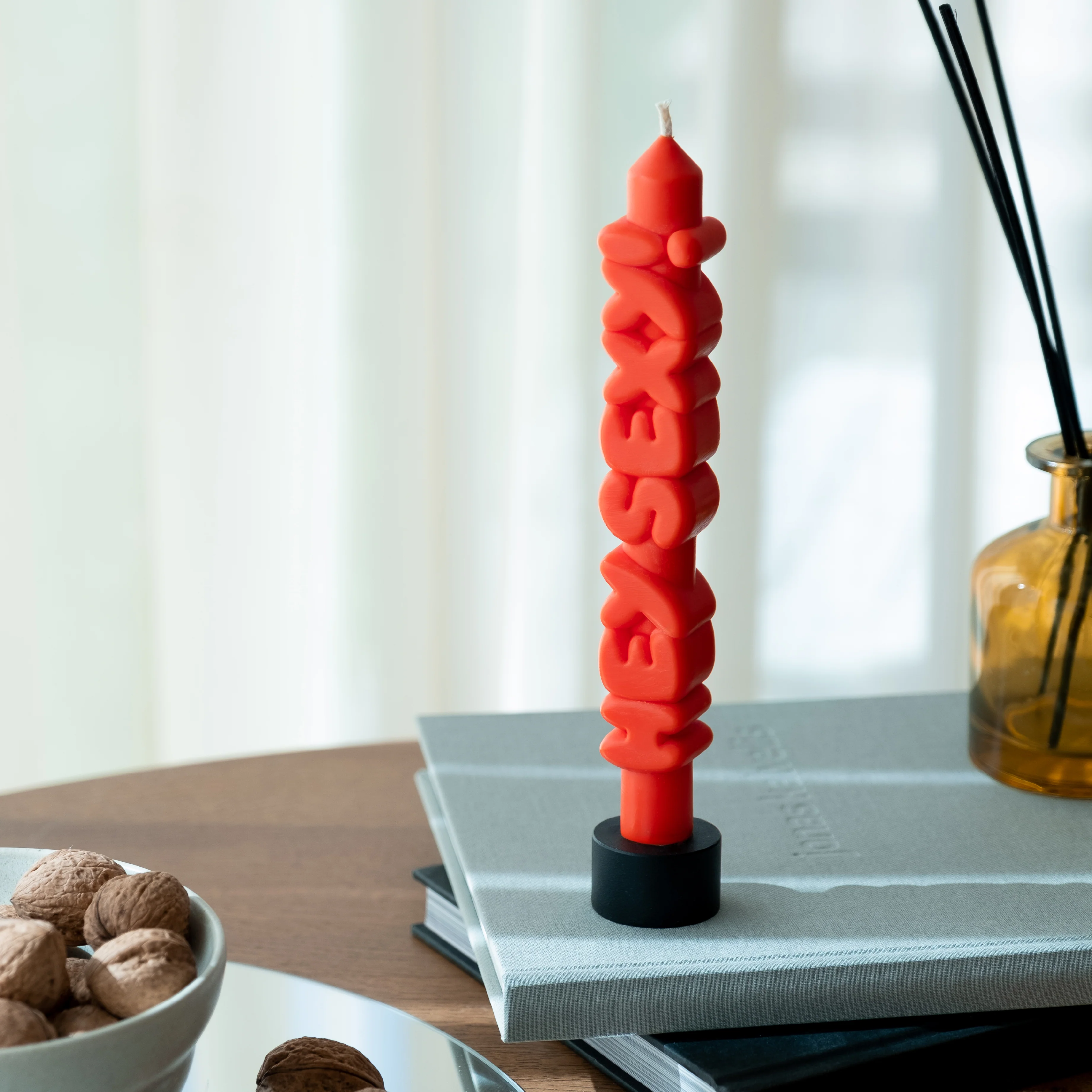 'Hey Sexy!' Taper Candle | Orange - Image 4