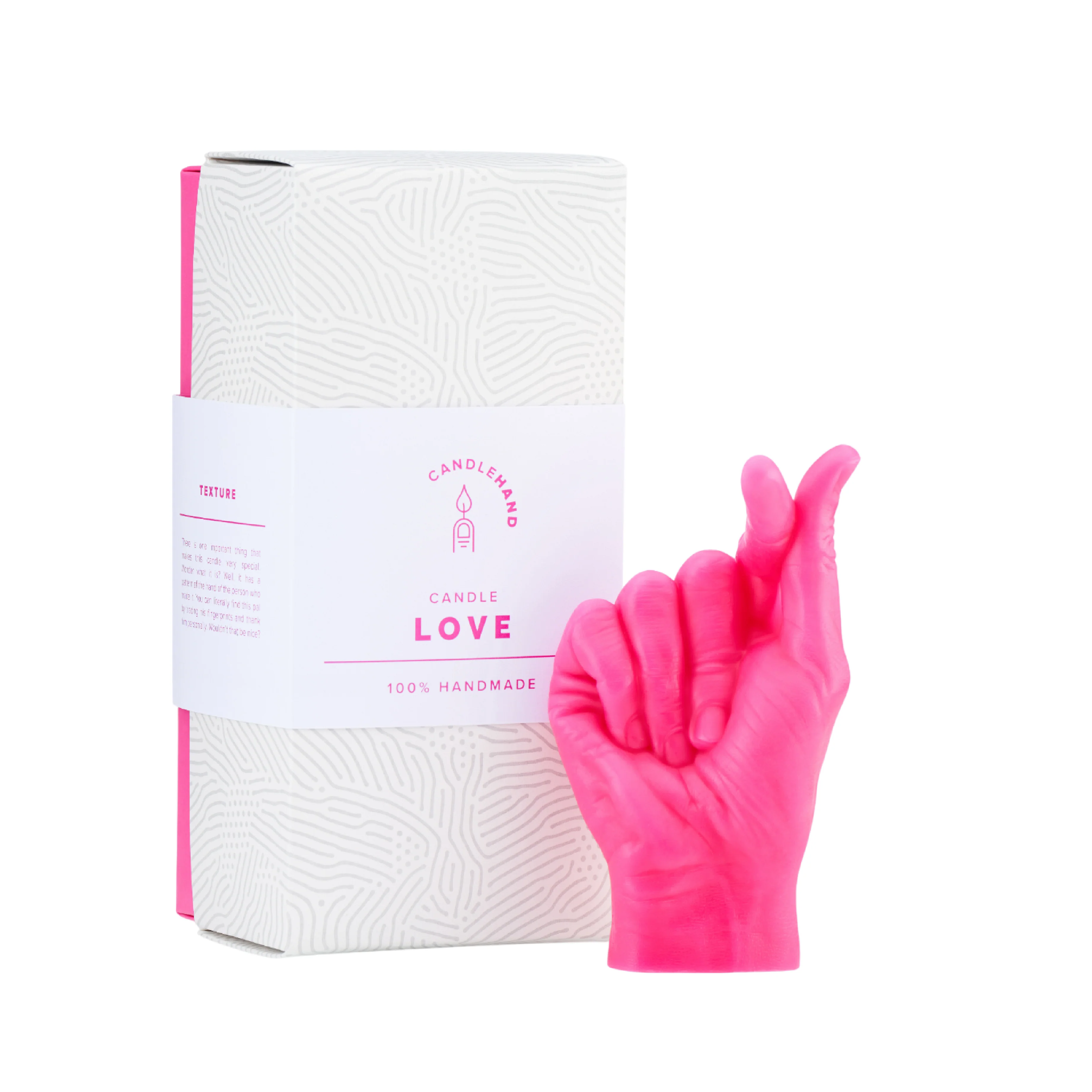 'Love' Candle | Pink