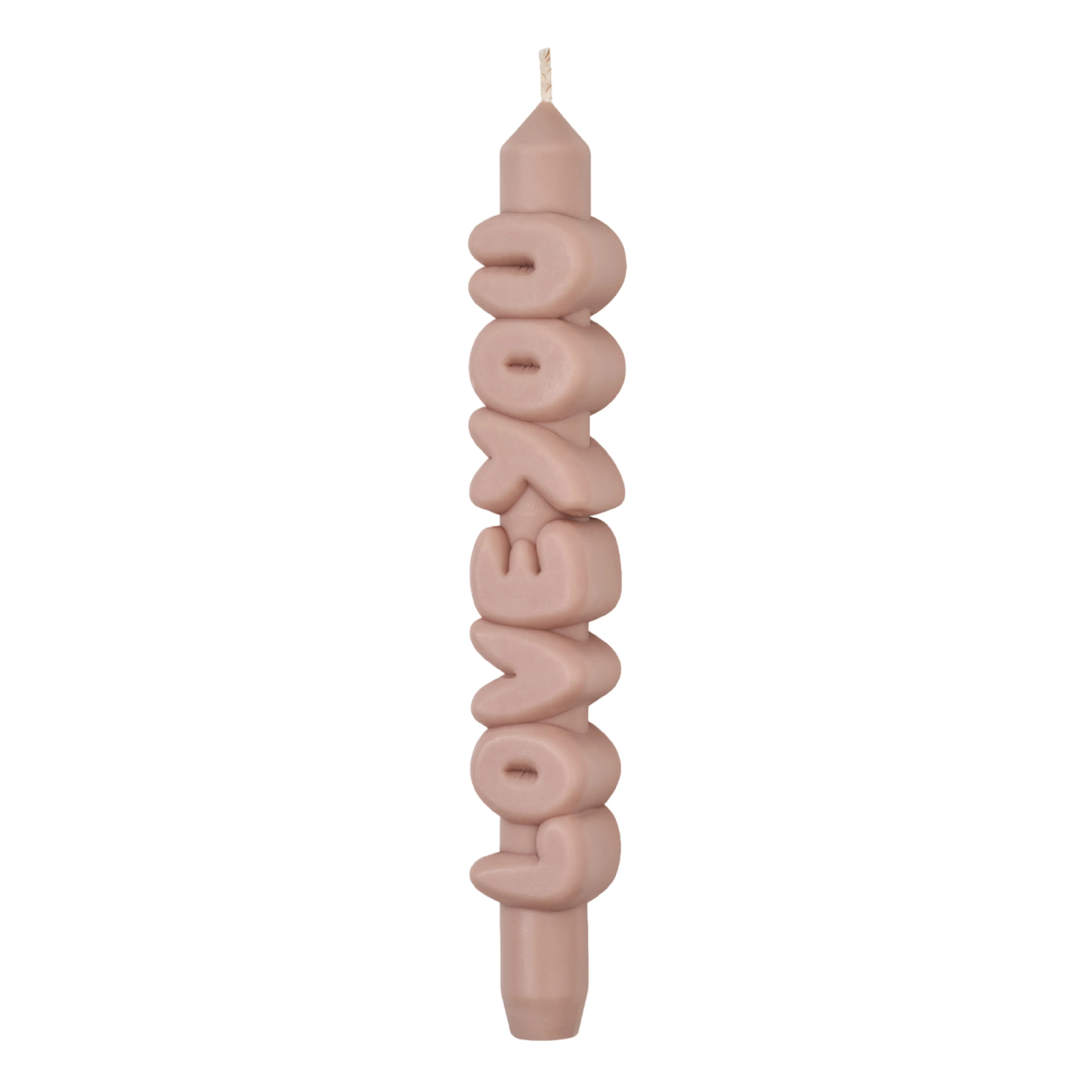'Love You' Taper Candle | Cream - Image 3