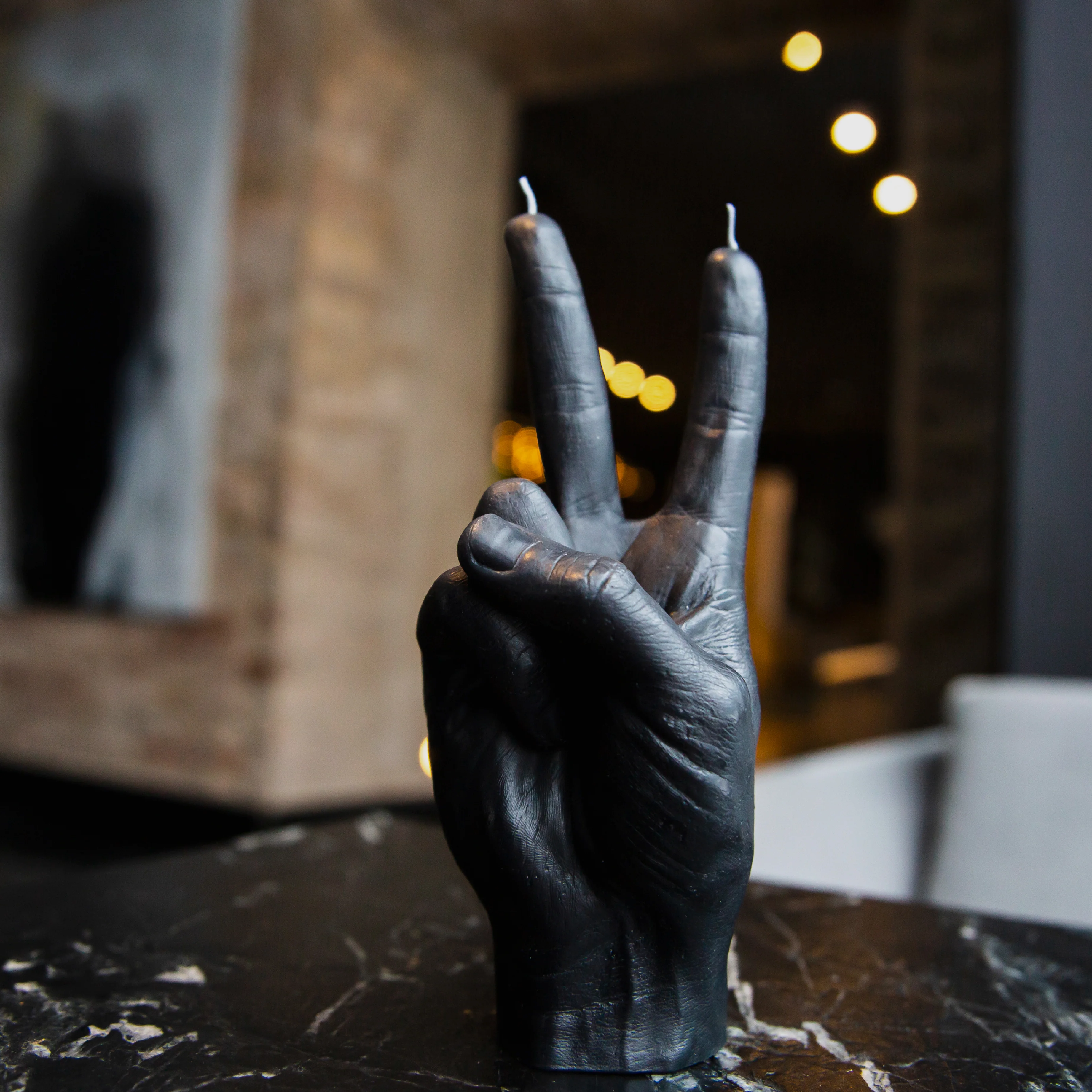'Peace' Candle | Black - Image 2