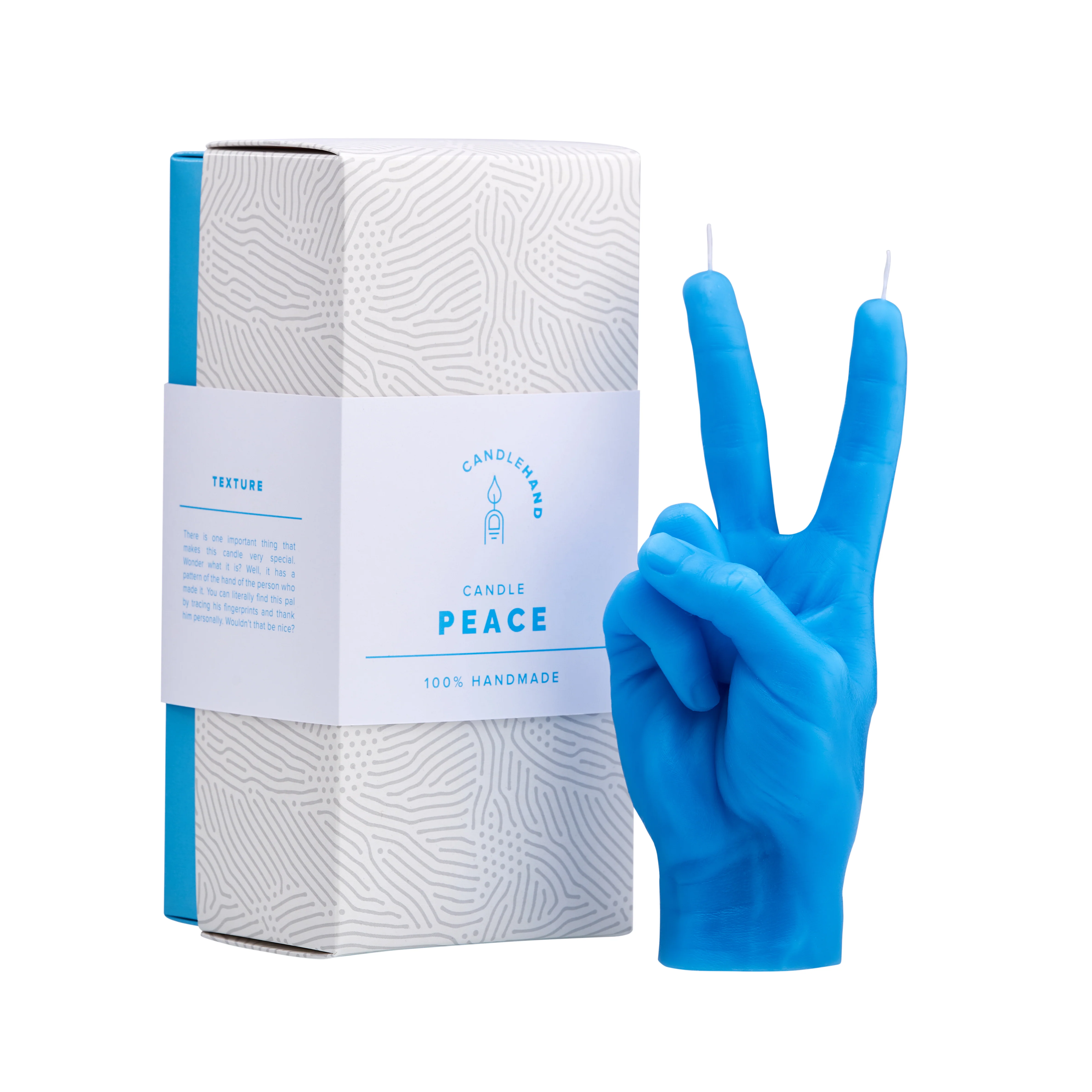 'Peace' Candle | Blue