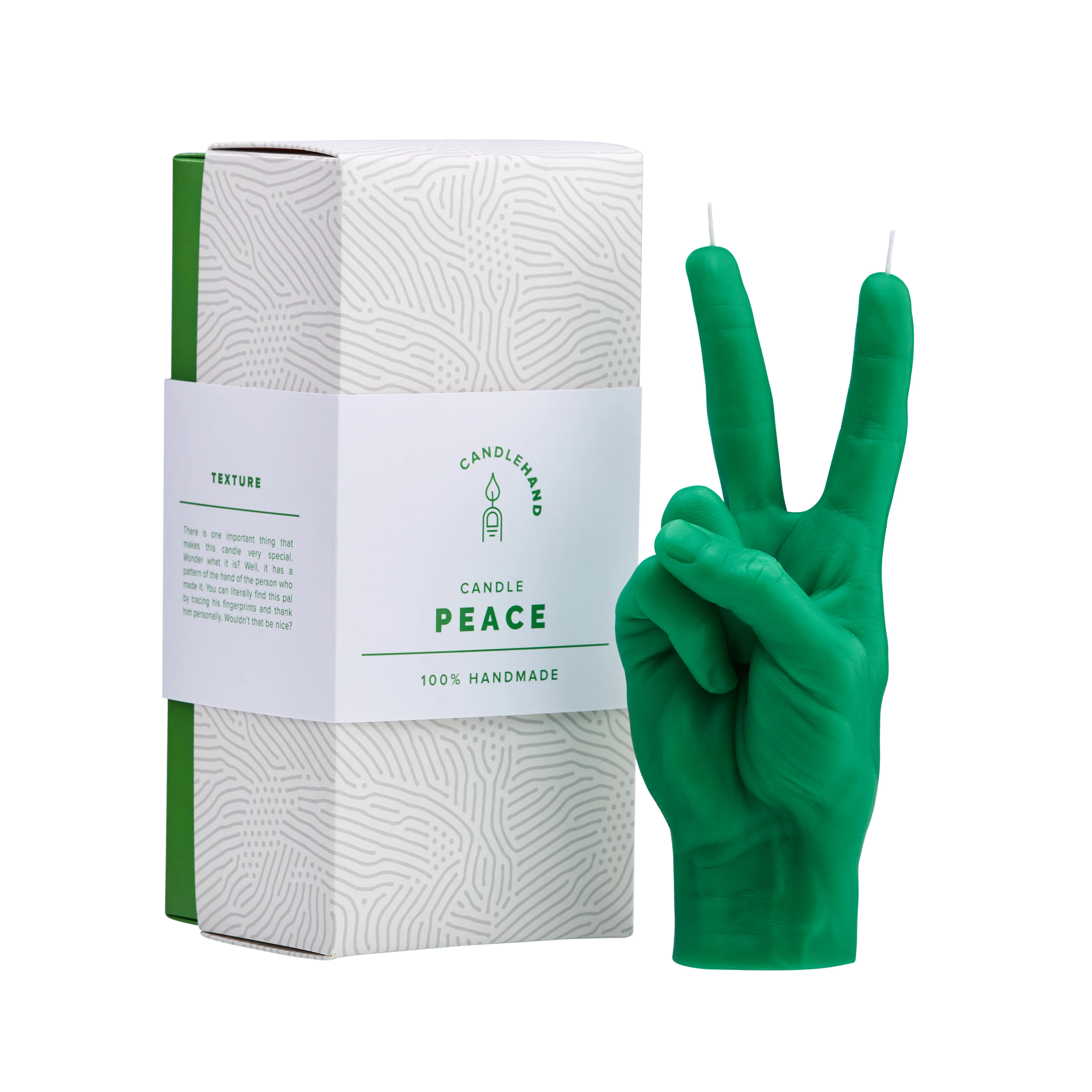 'Peace' Candle | Green