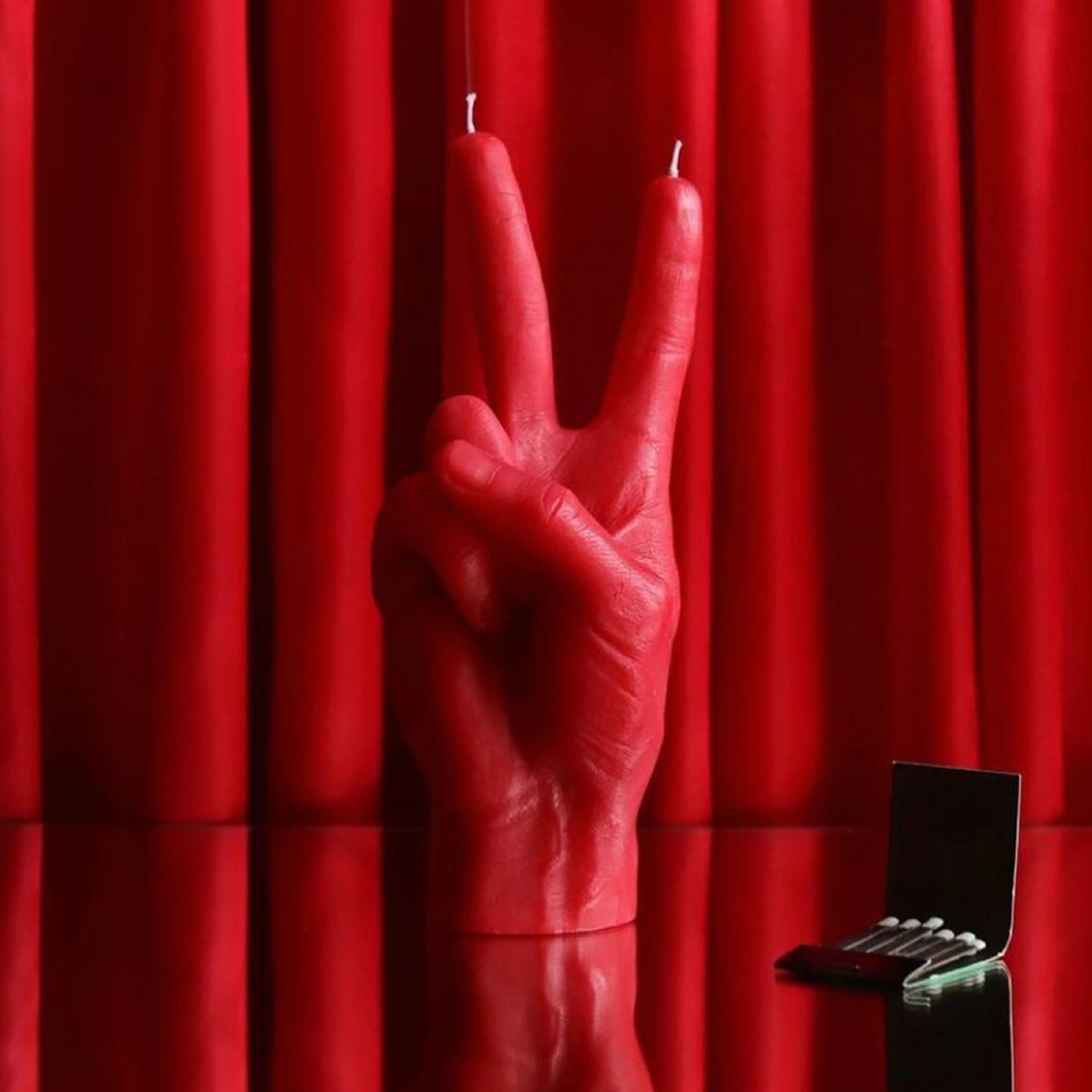 'Peace' Candle | Red - Image 2