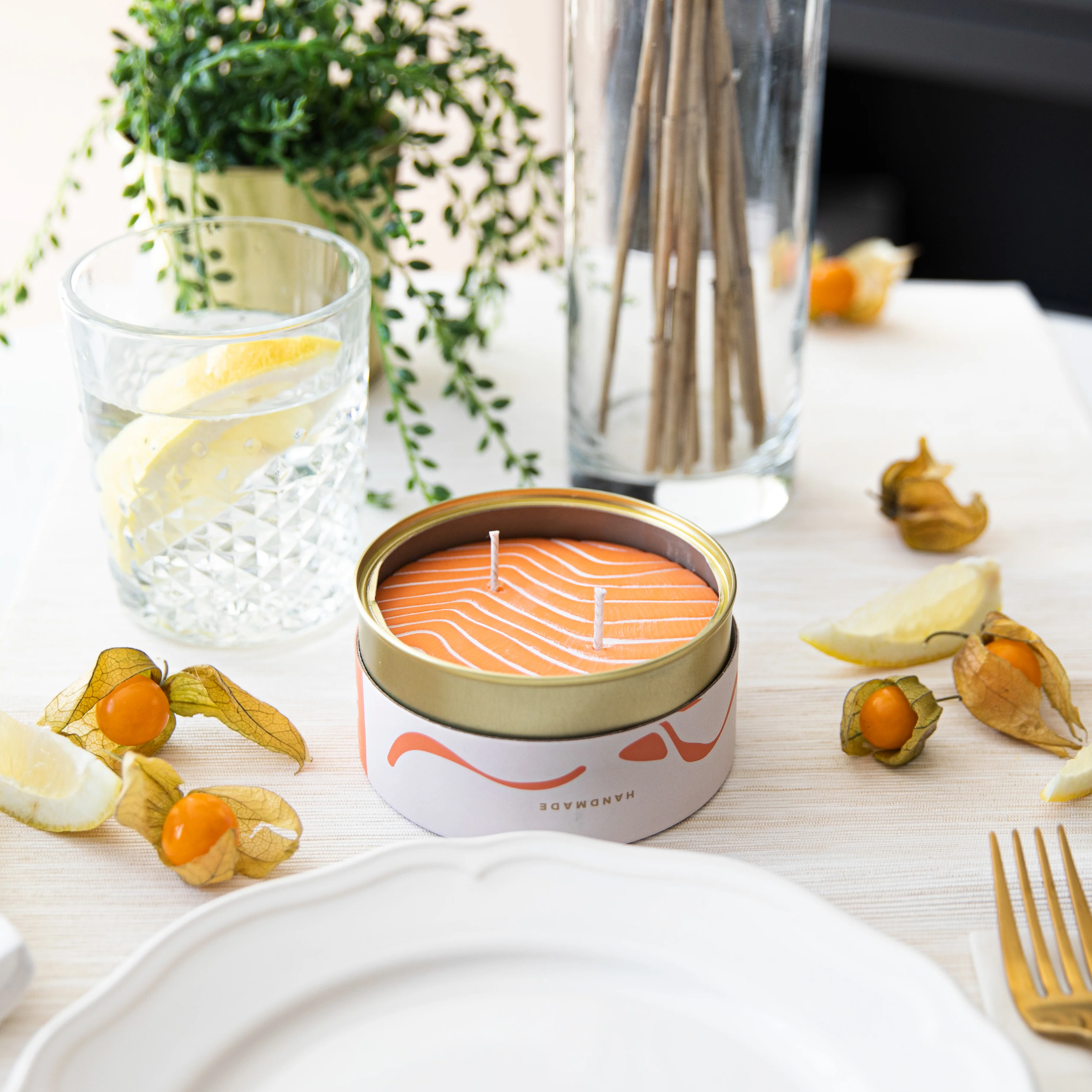 Salmon CandleCan | Orange Scented - Image 5