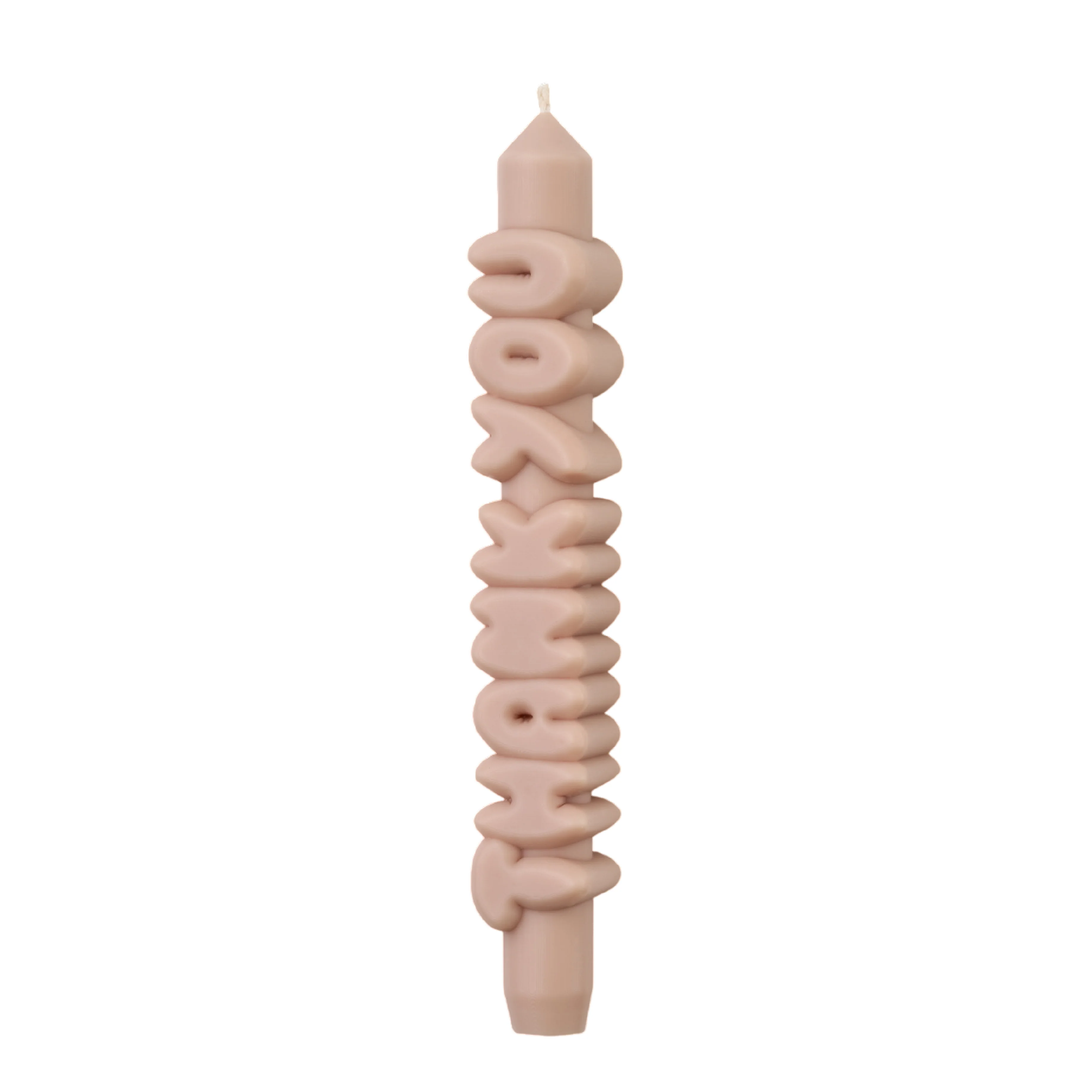 'Thank You' Taper Candle | Cream - Image 3