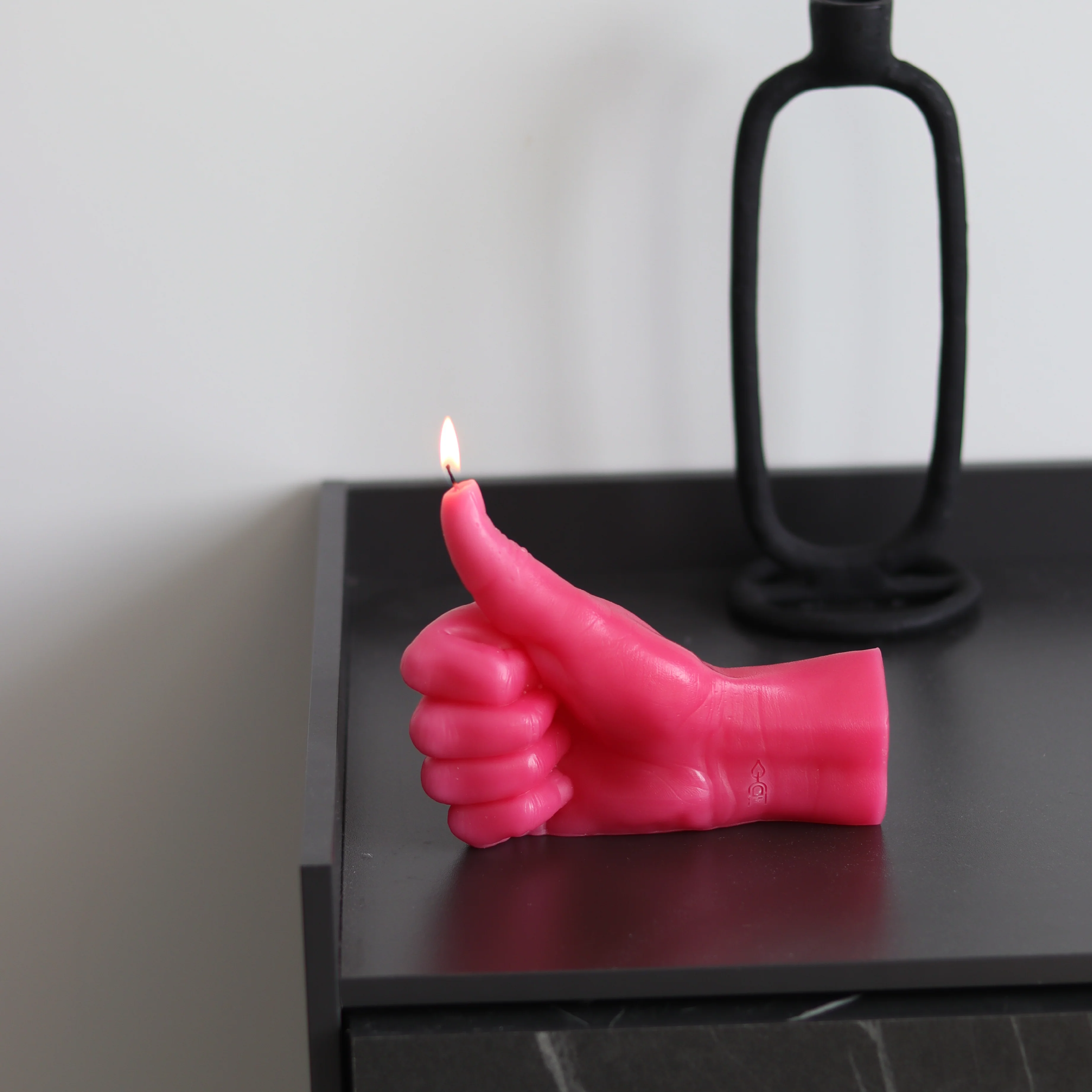 'Thumbs Up' Candle | Pink - Image 3