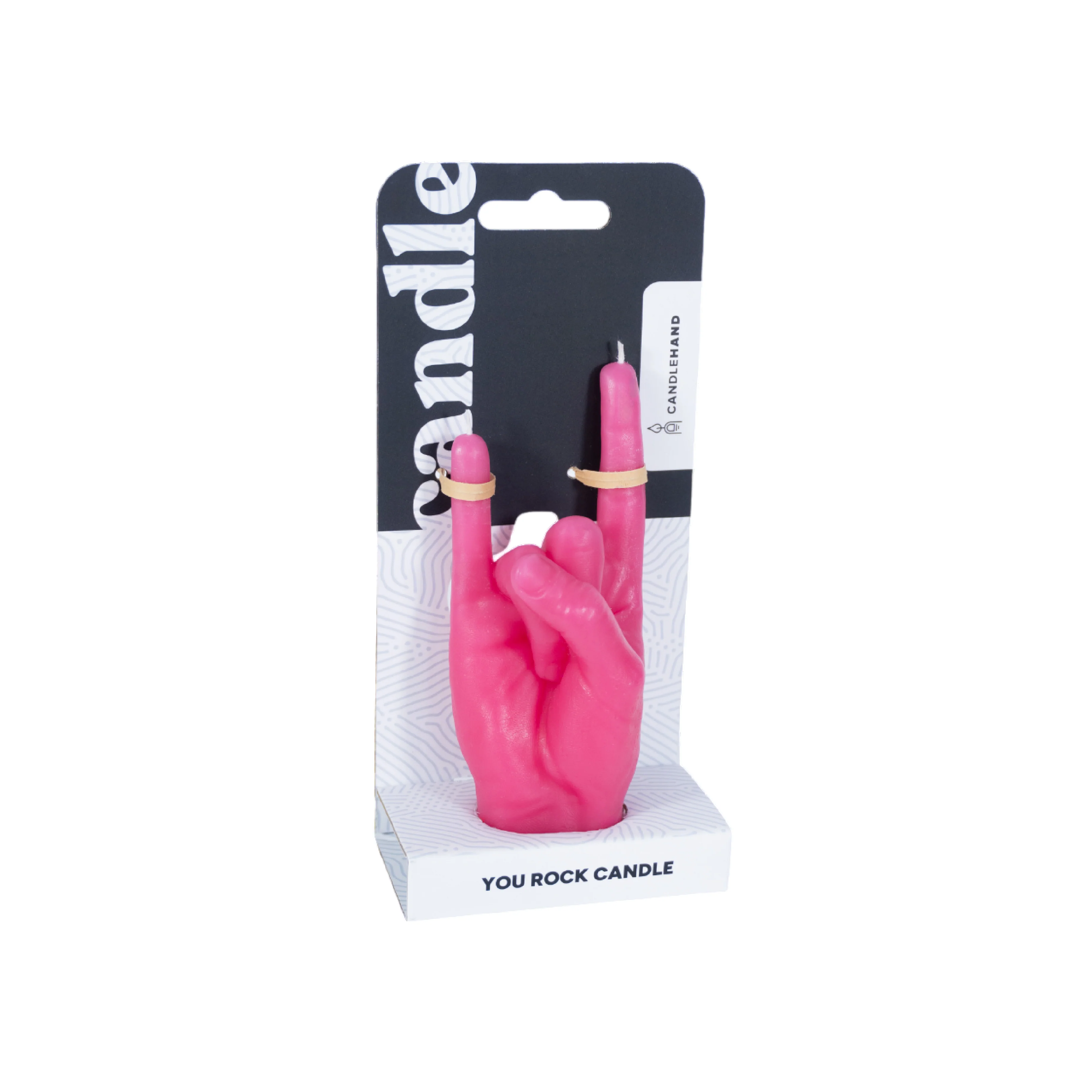 'You Rock' Candle | Pink | Small