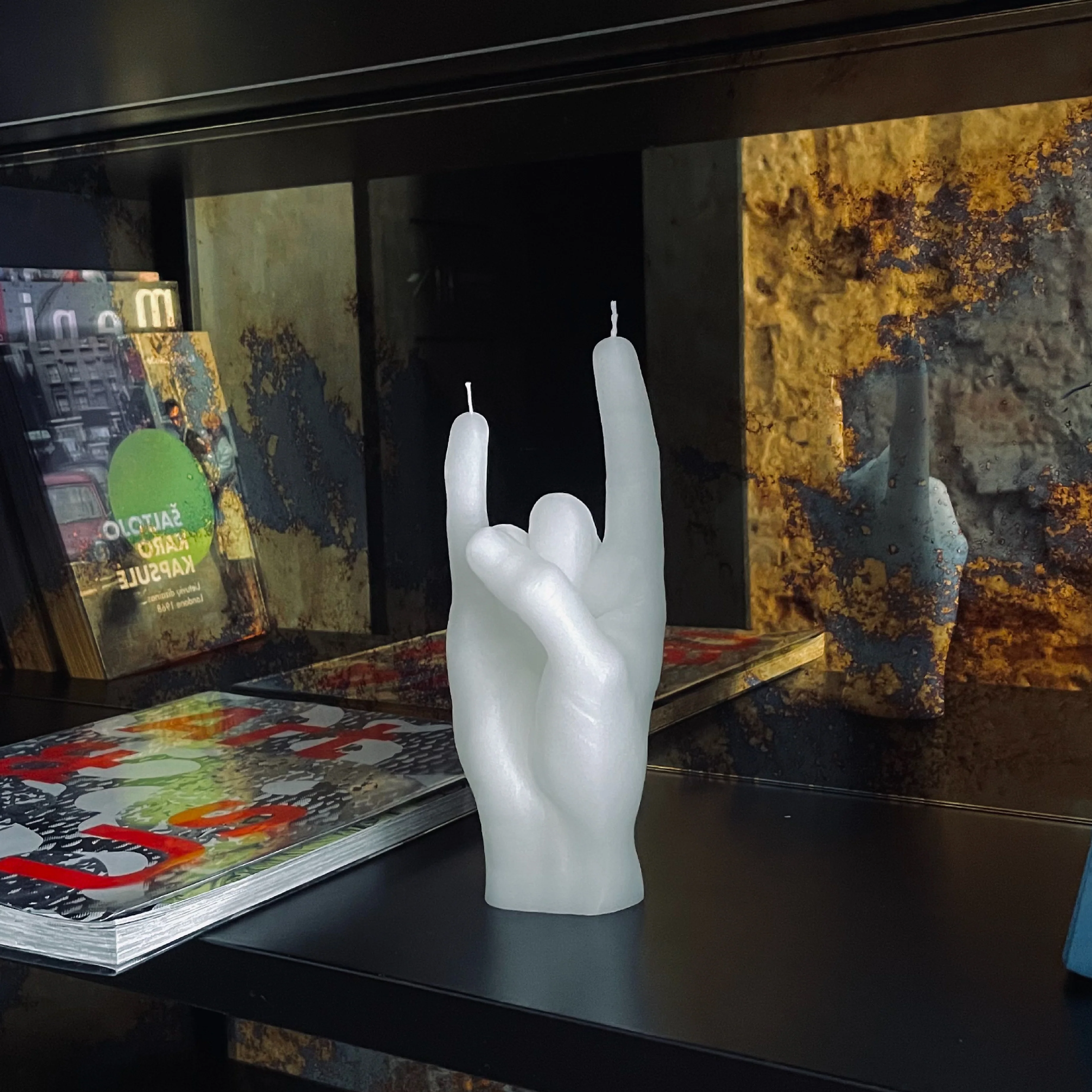 'You Rock' Candle | White - Image 2