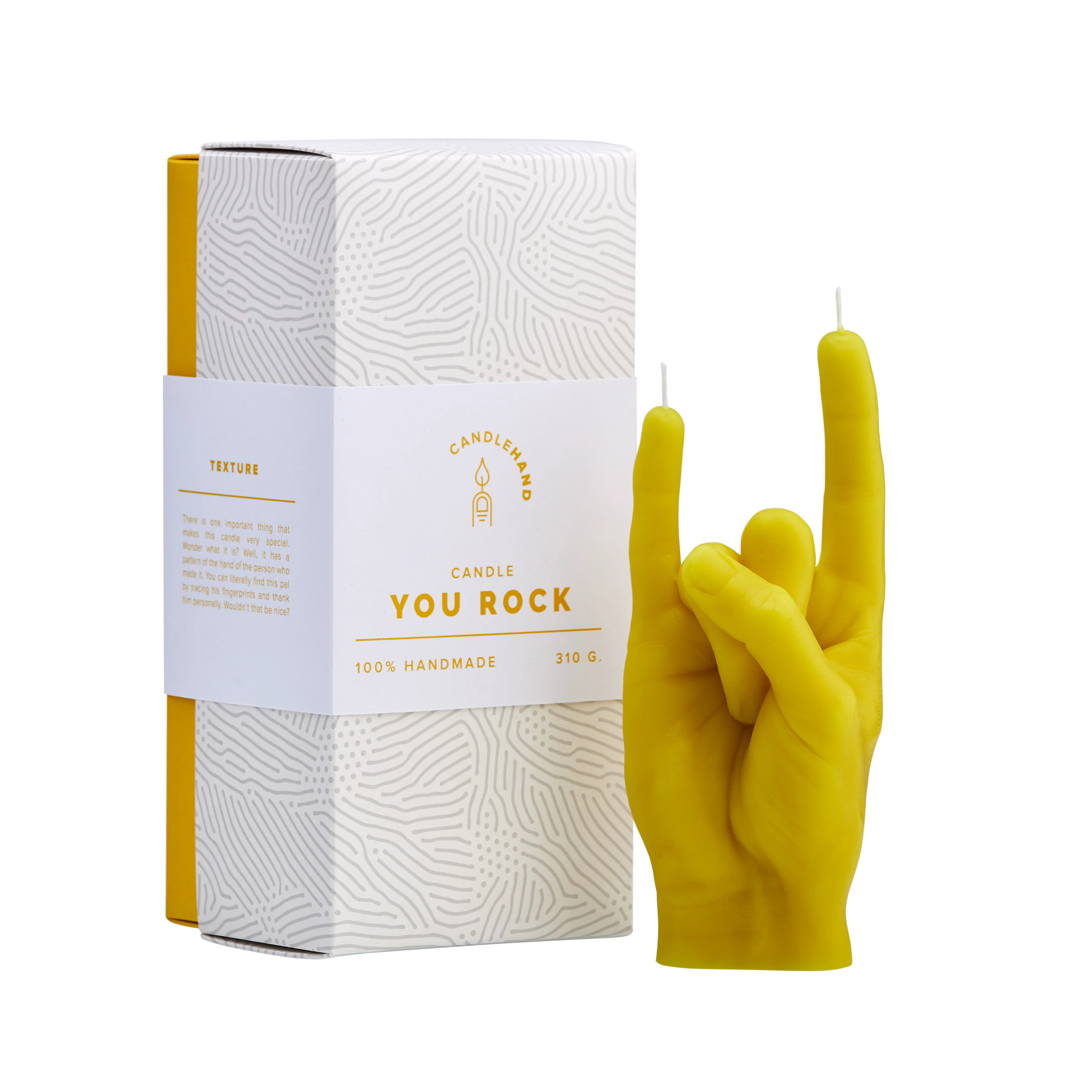 'You Rock' Candle | Yellow