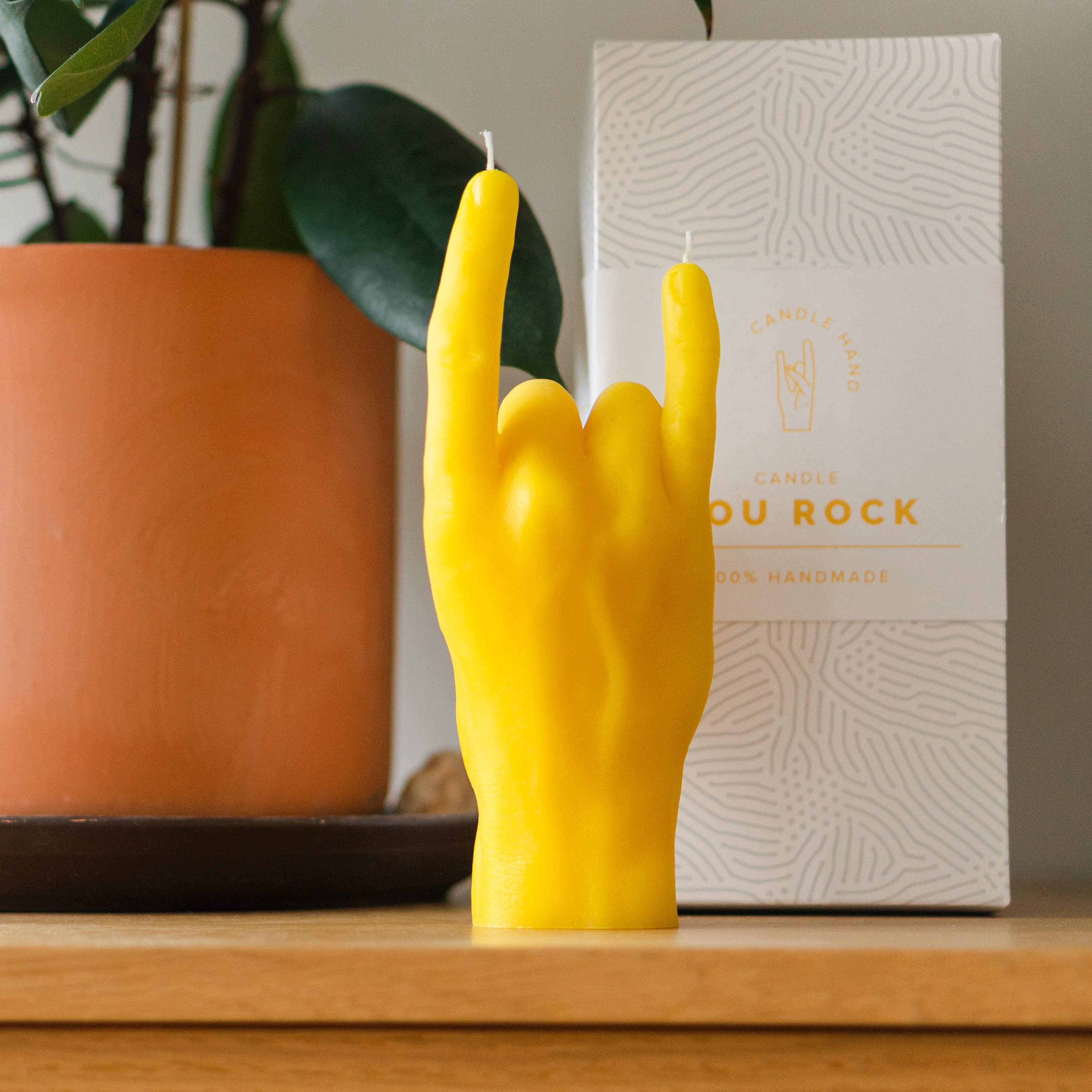'You Rock' Candle | Yellow - Image 2