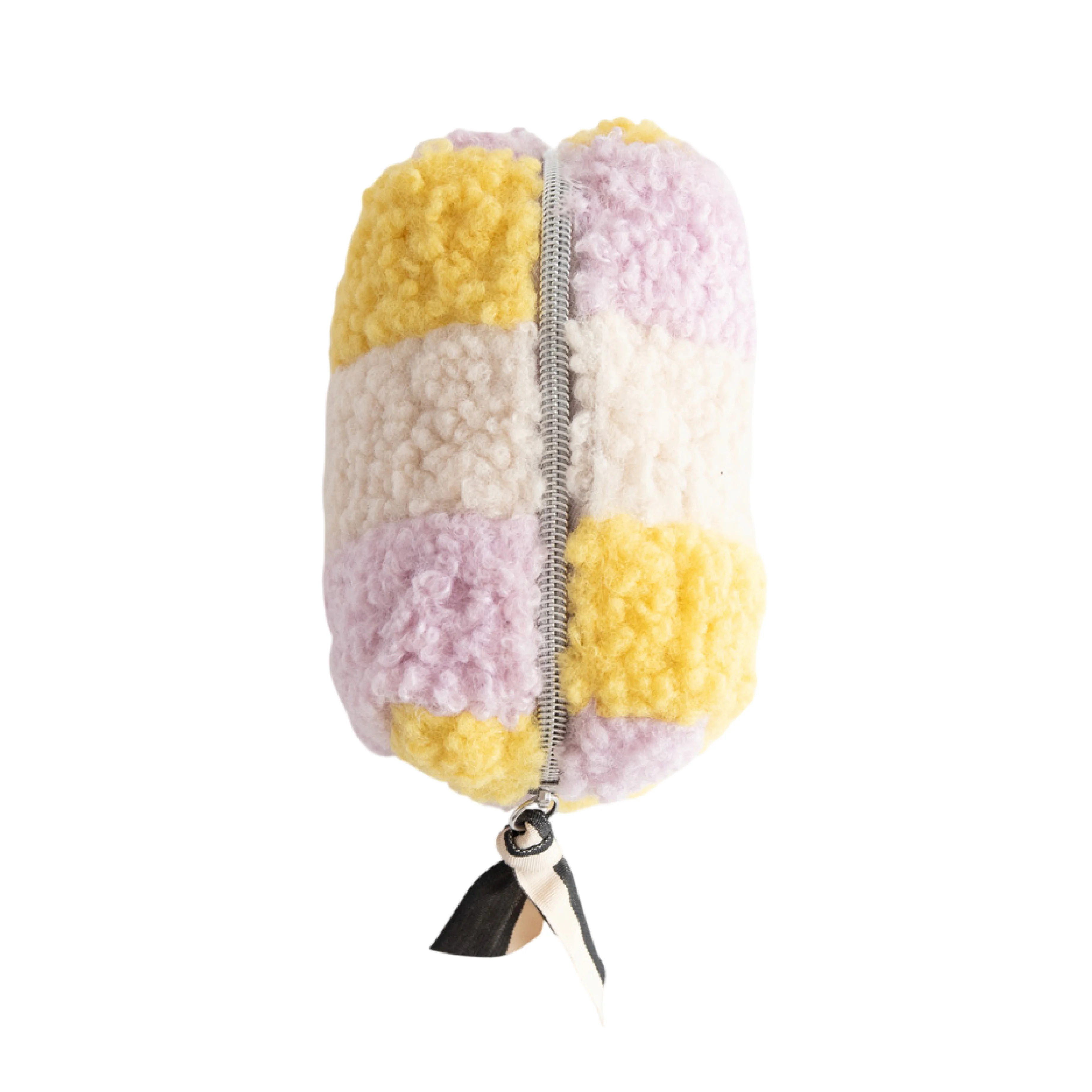 Borg Mini Cube Cosmetic Bag | Multi Stripe - Image 2