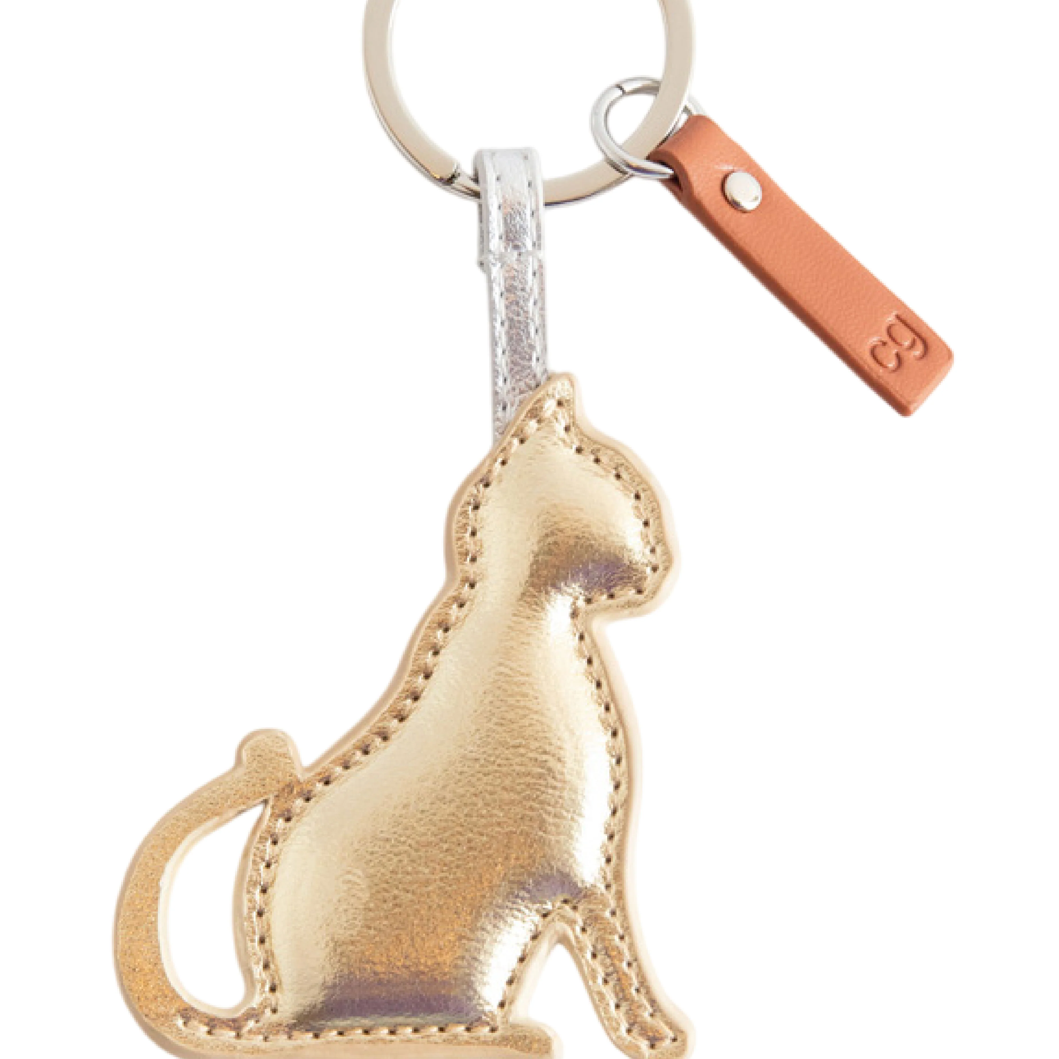 Cat Keyring | Gold - Image 2