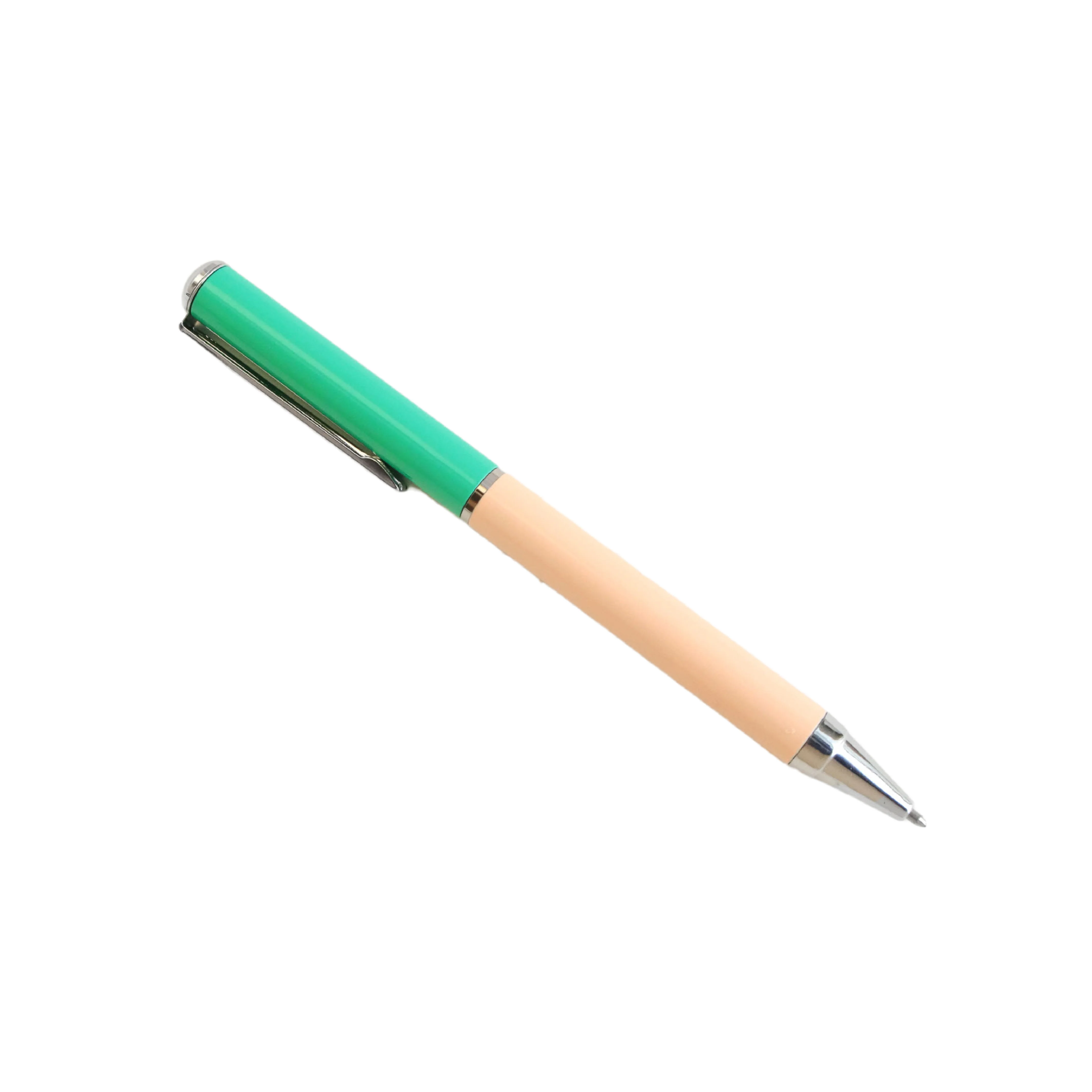 Colourblock Boxed Pen | Jade & Nude - Image 3