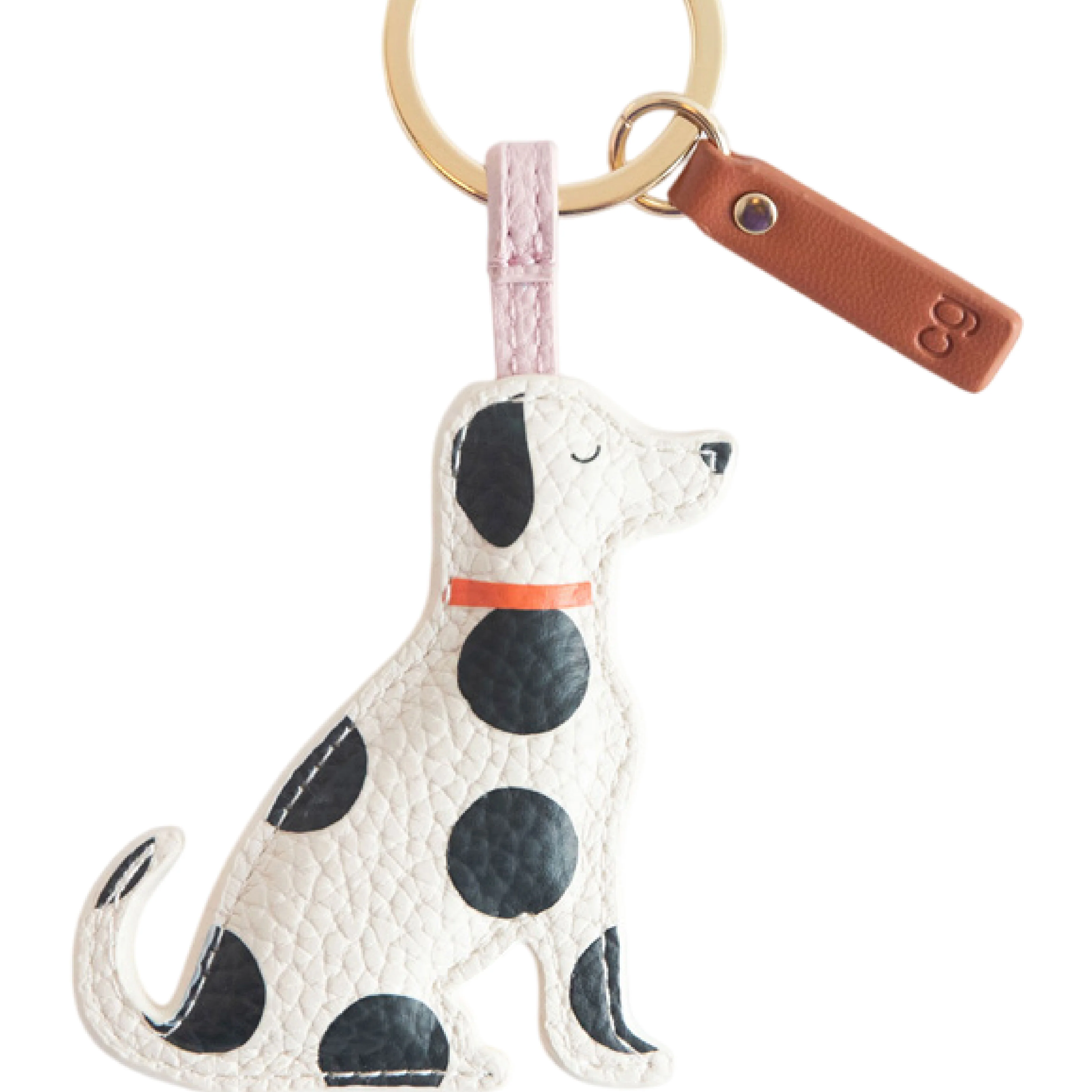 Mono Spots Dog Keyring - Image 2