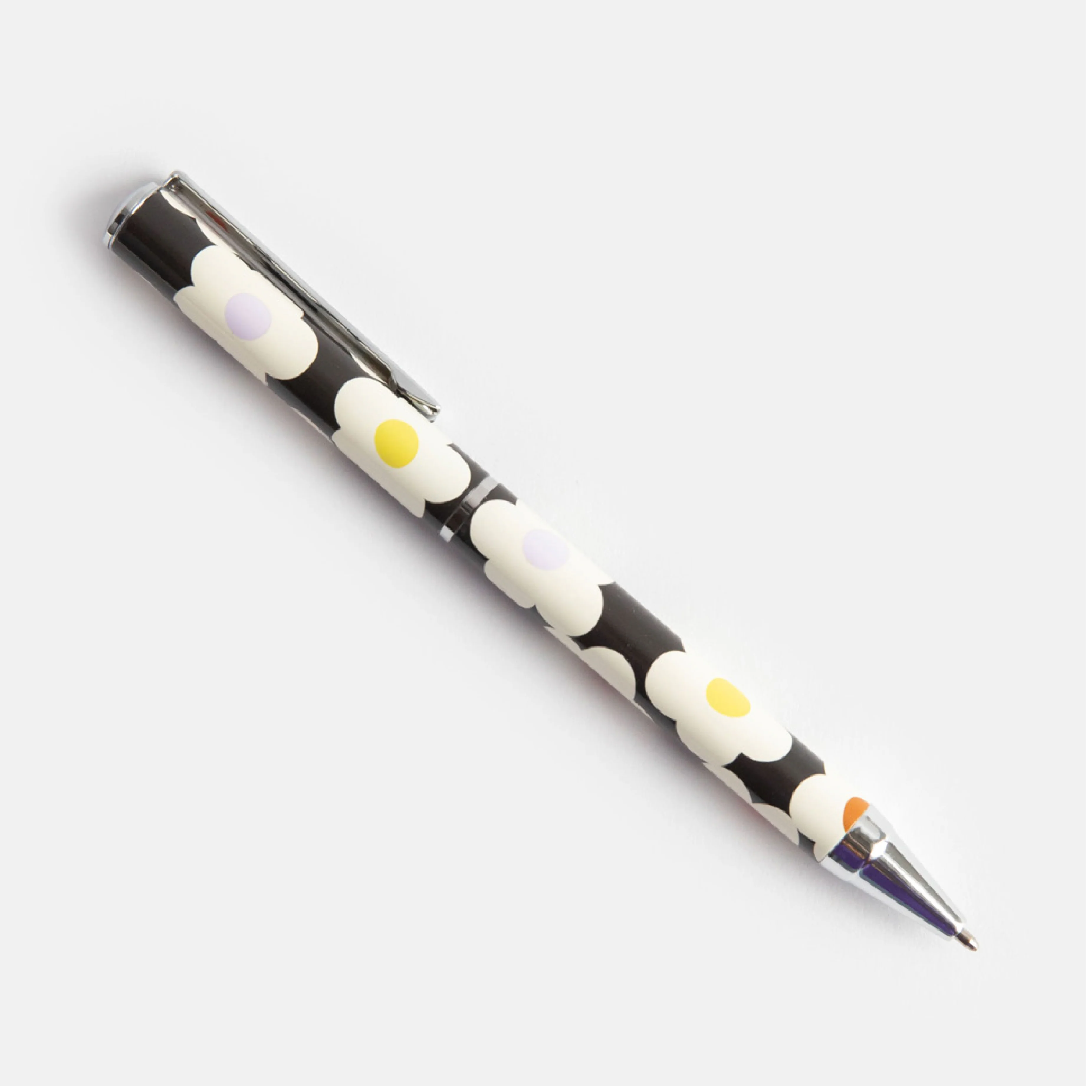 Multi Flower Boxed Pen | Charcoal - Image 2