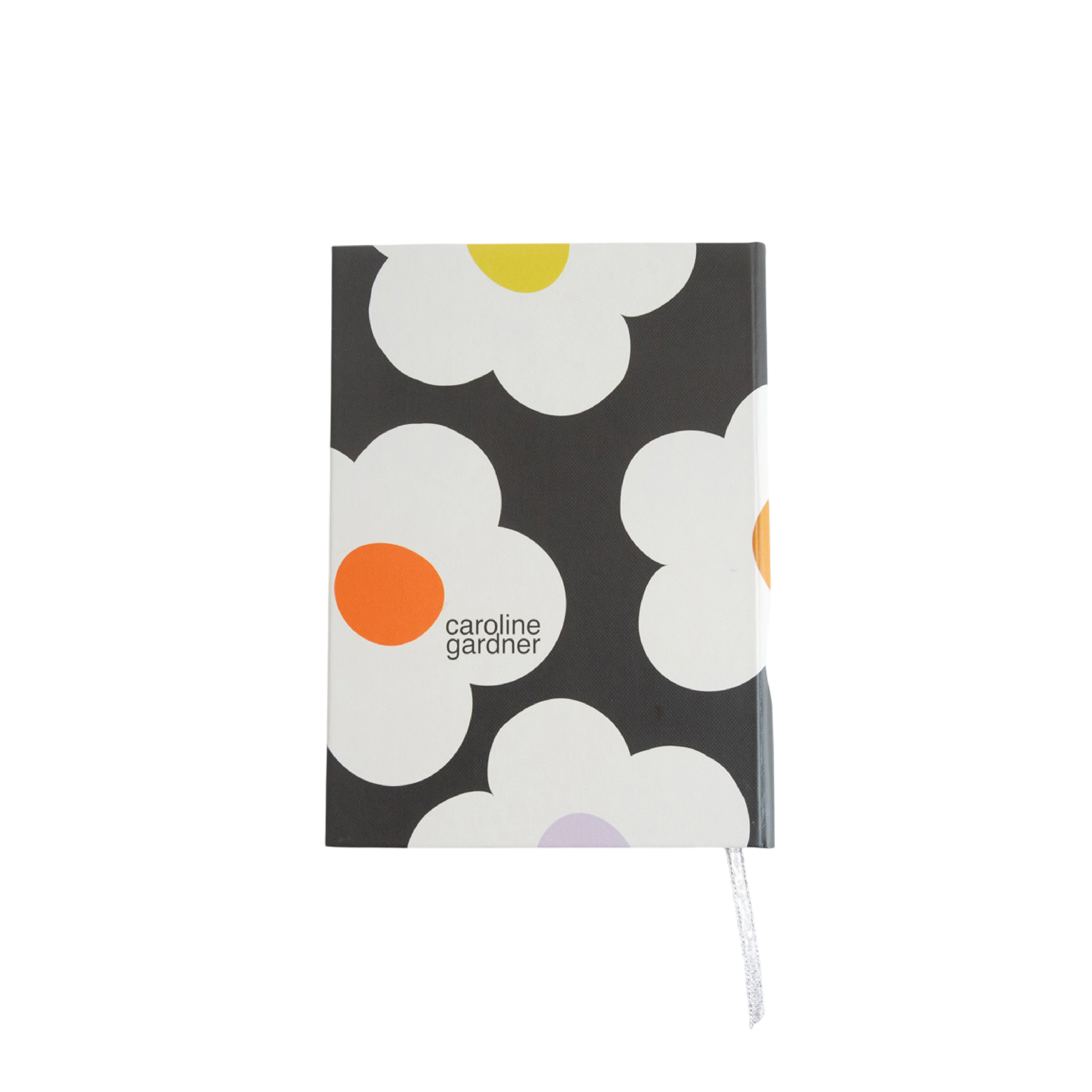 Multi Flower Slim Hardback Notebook | Charcoal - Image 3