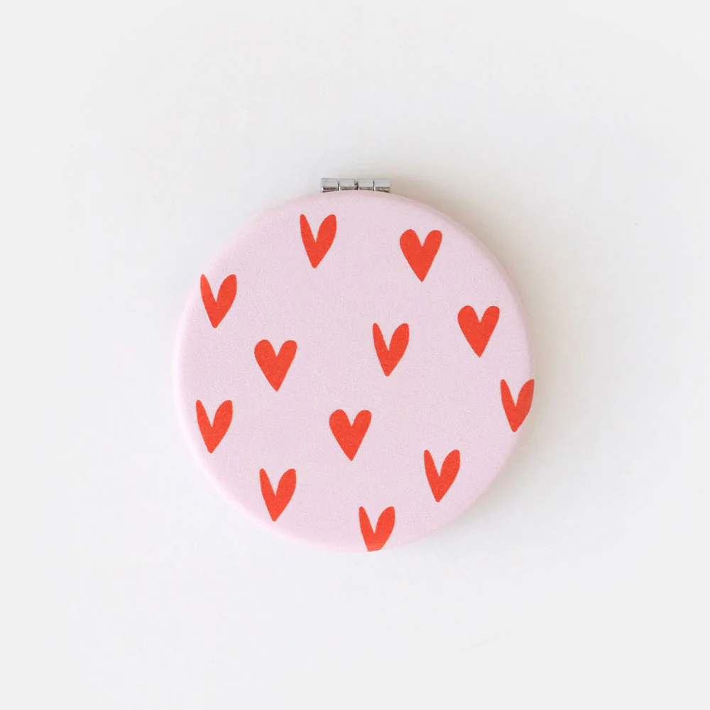 Round Pocket Mirror | Heart - Image 3