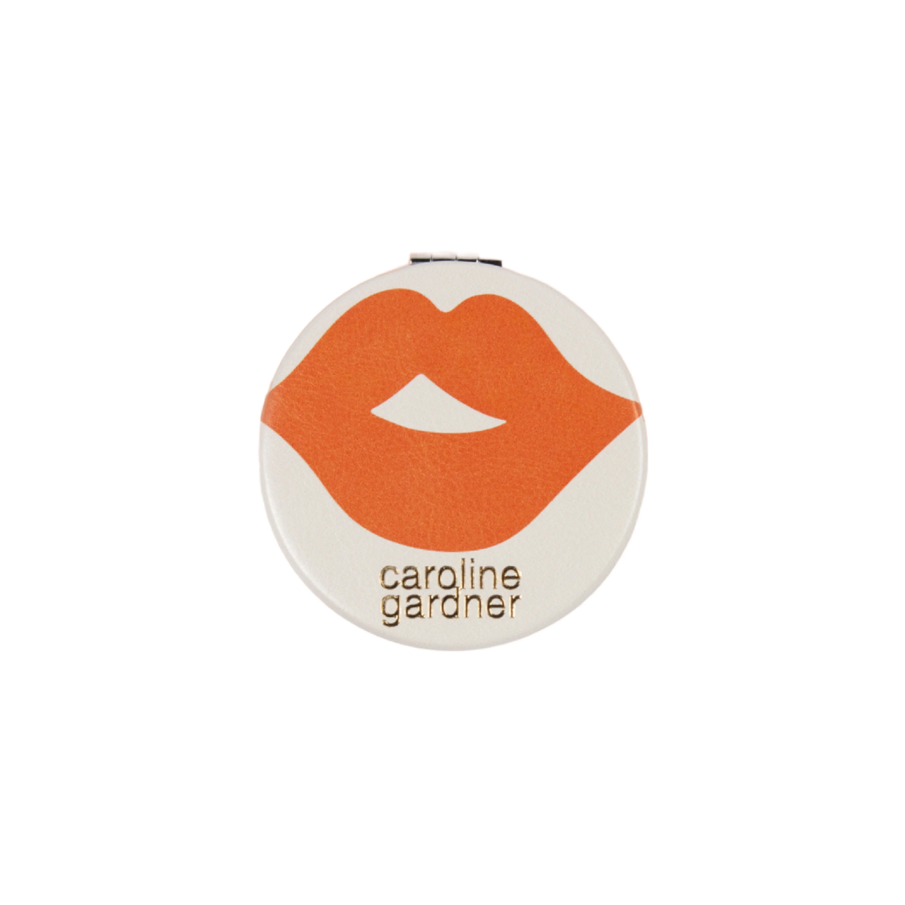 Round Red Lips Pocket Mirror - Image 3