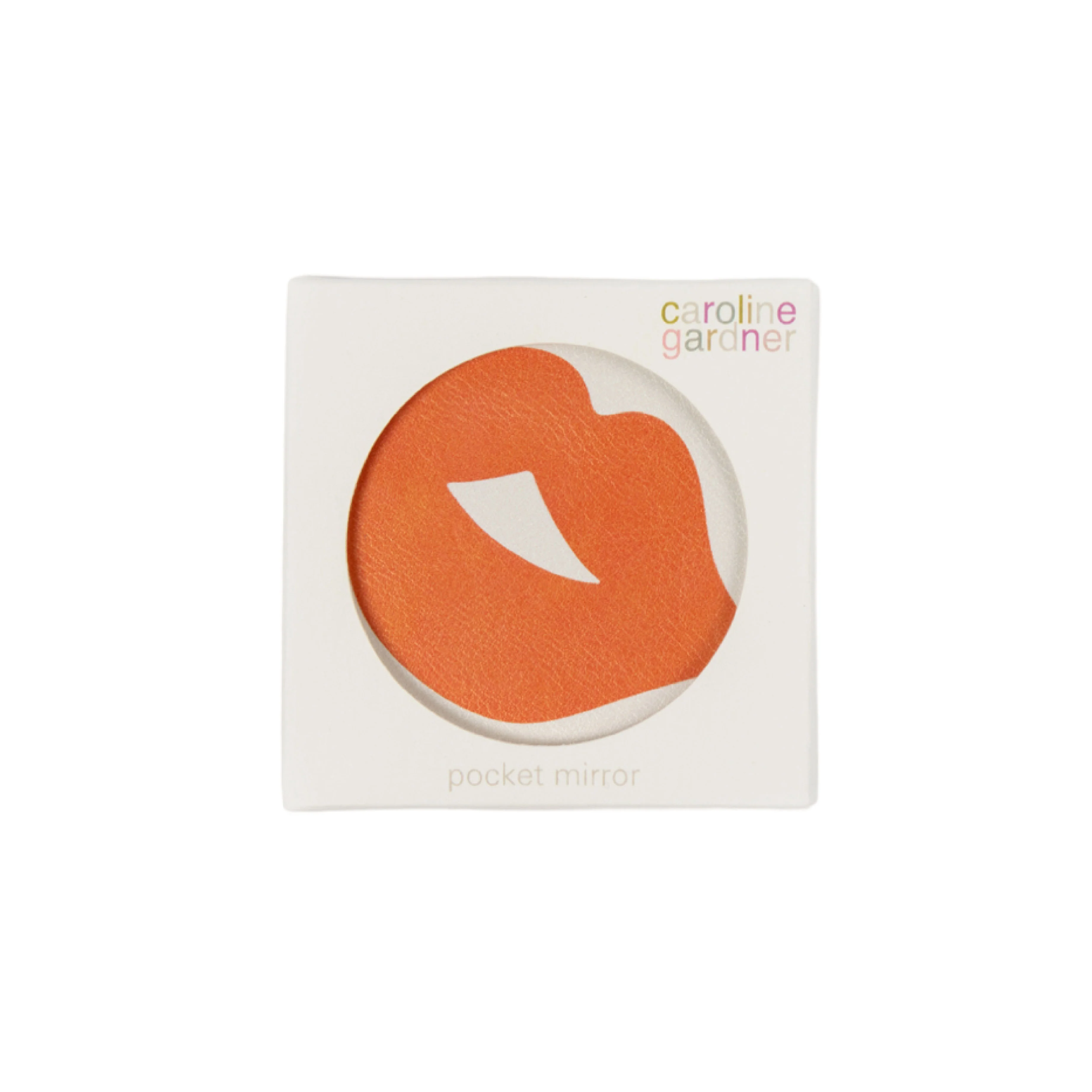 Round Red Lips Pocket Mirror - Image 4
