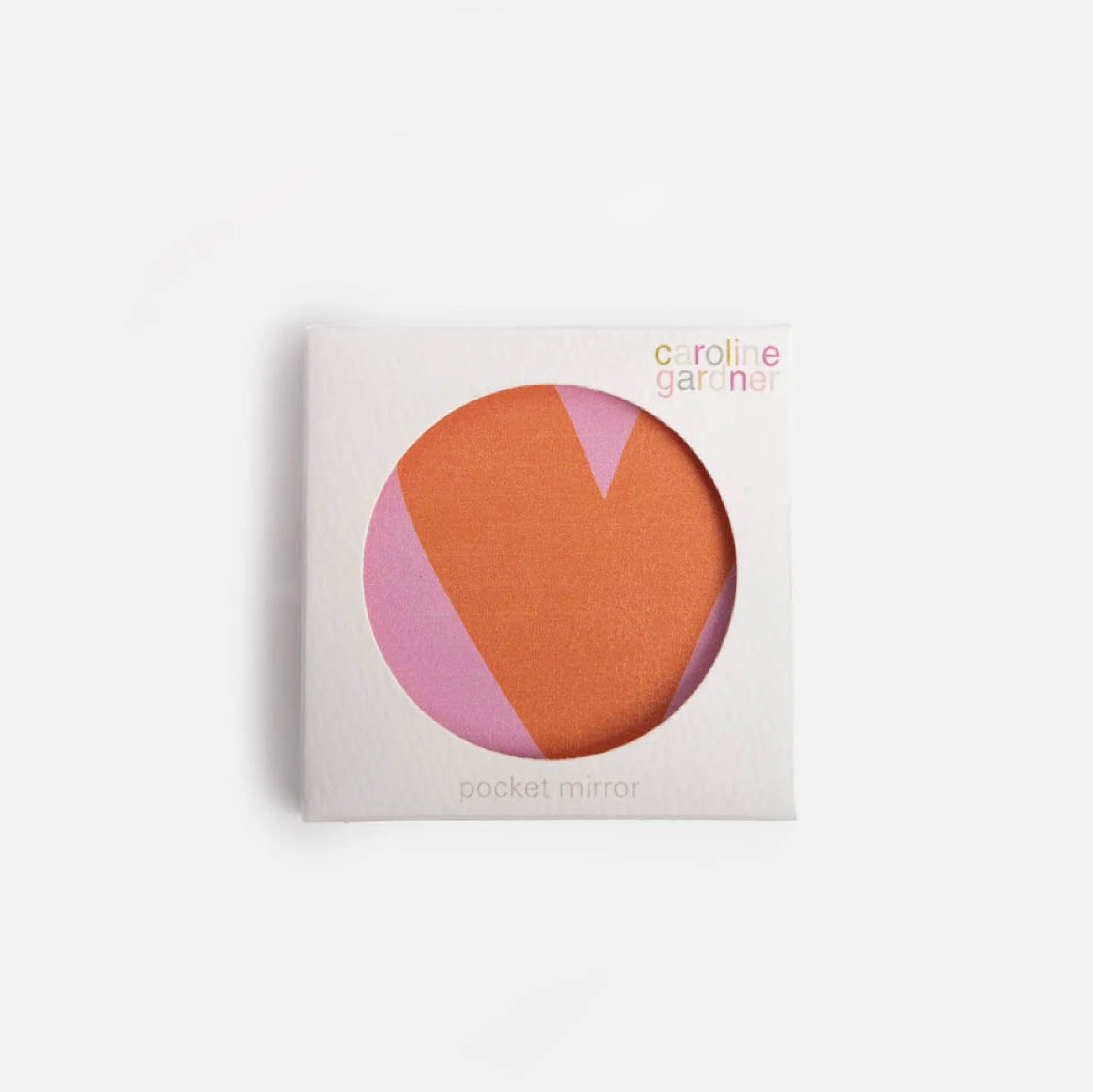 Square Heart Pocket Mirror | Pink & Red - Image 5