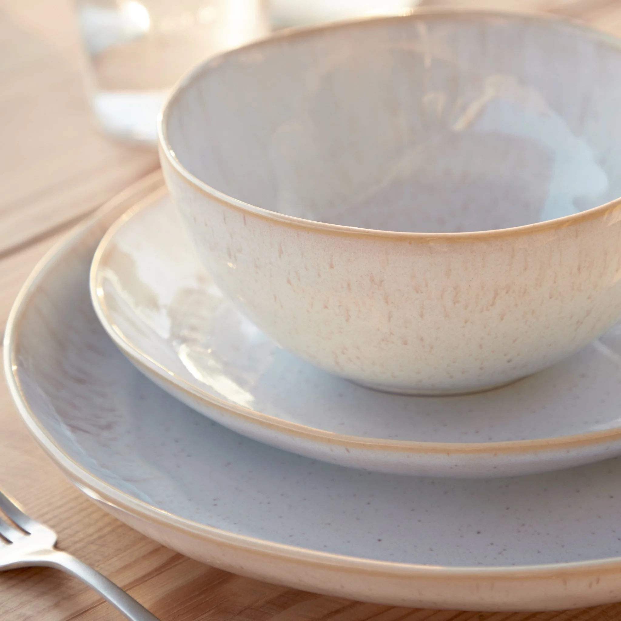 Beige Salad Plate | Eivissa Sand | 22cm - Image 2