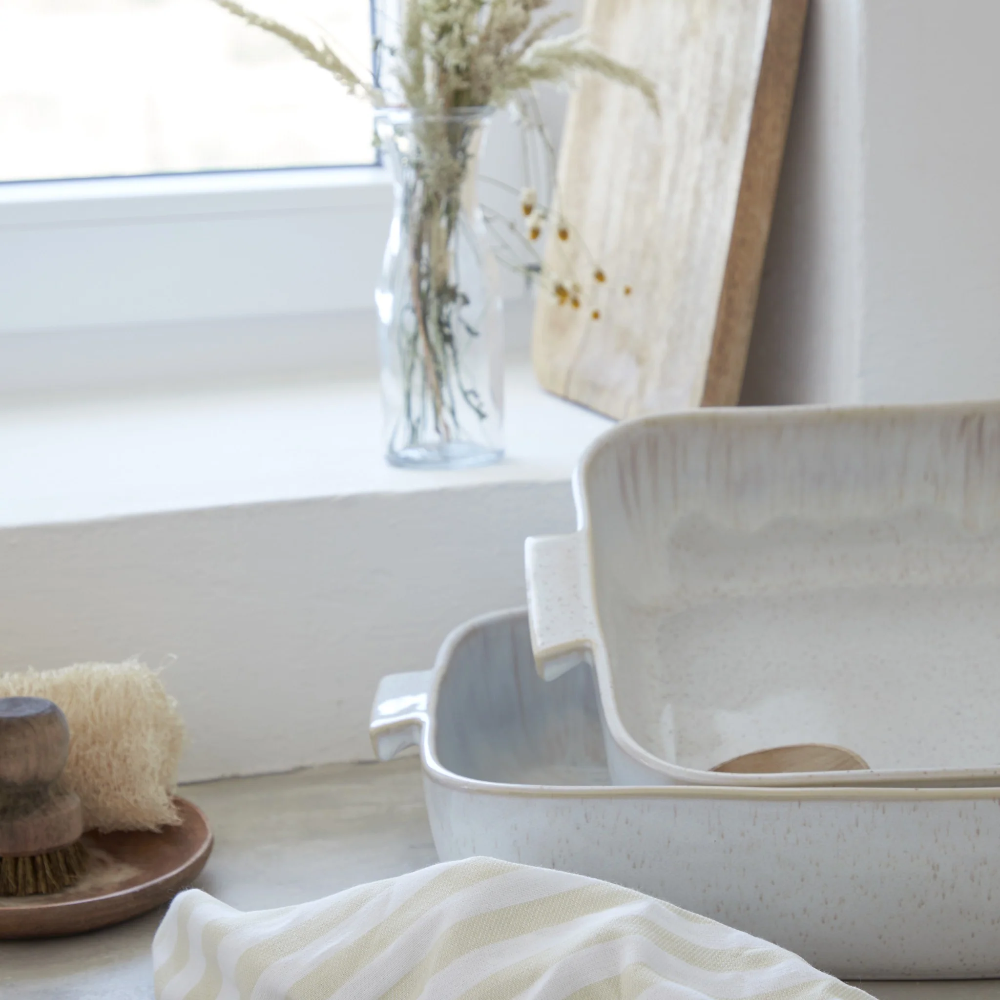 Beige Square Baker | Eivissa Sand | 32cm - Image 2