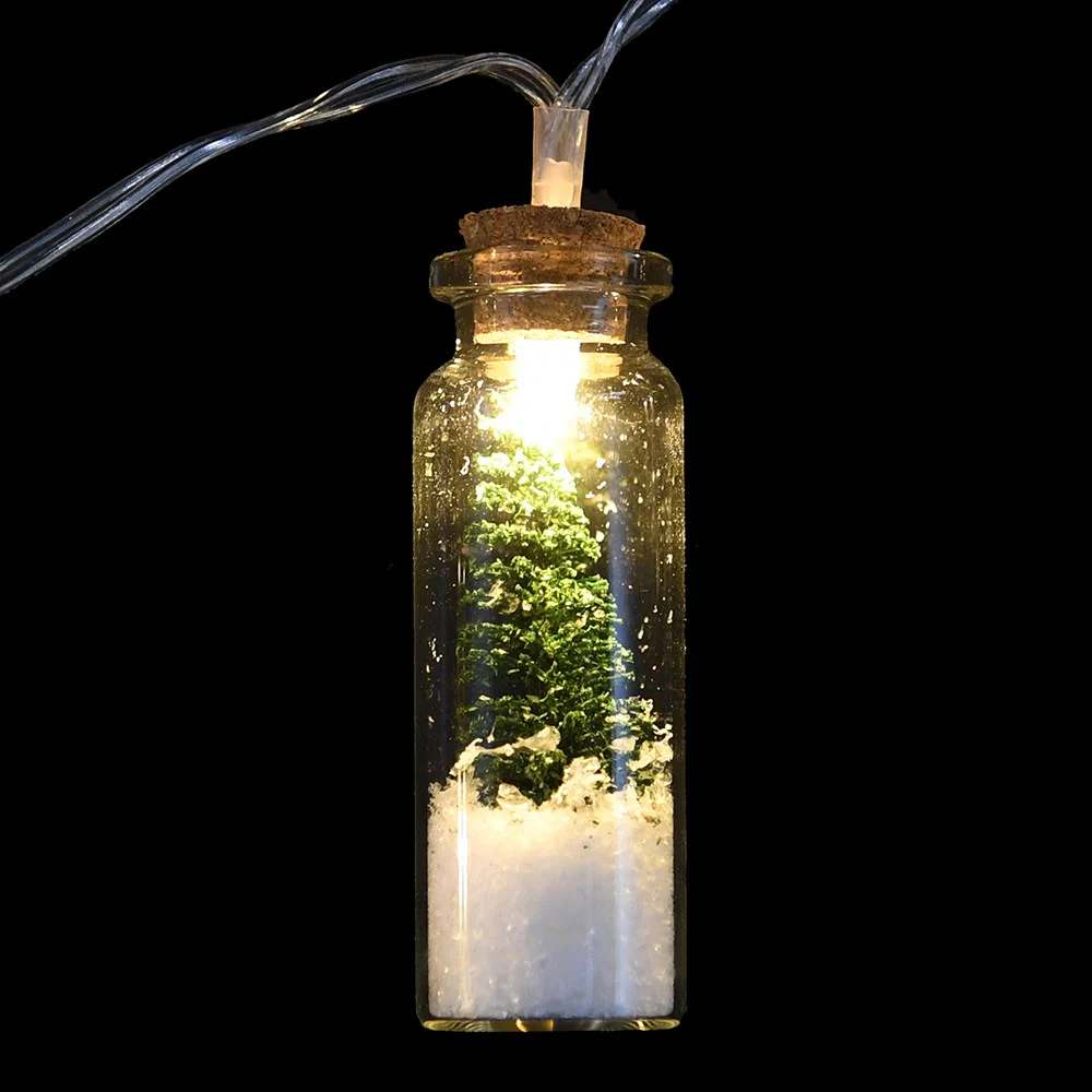 Bottled Christmas Tree LED Garland - Image 4