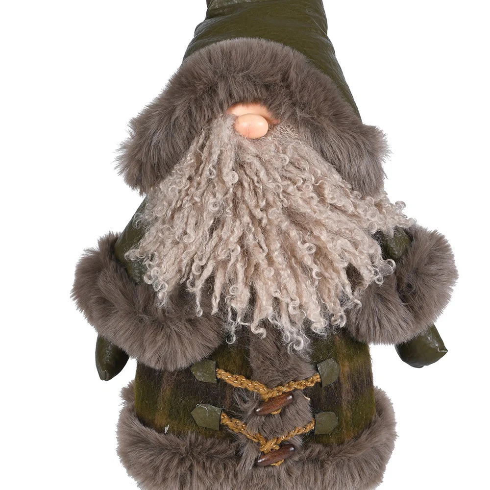 Standing Festive Gonk Figurine | Olive Green | 52cm - Image 2