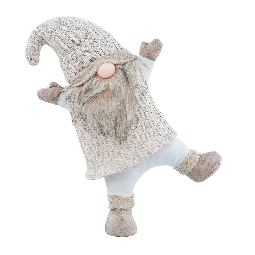 Dancing Gnome Gonk | White & Beige - Image 4