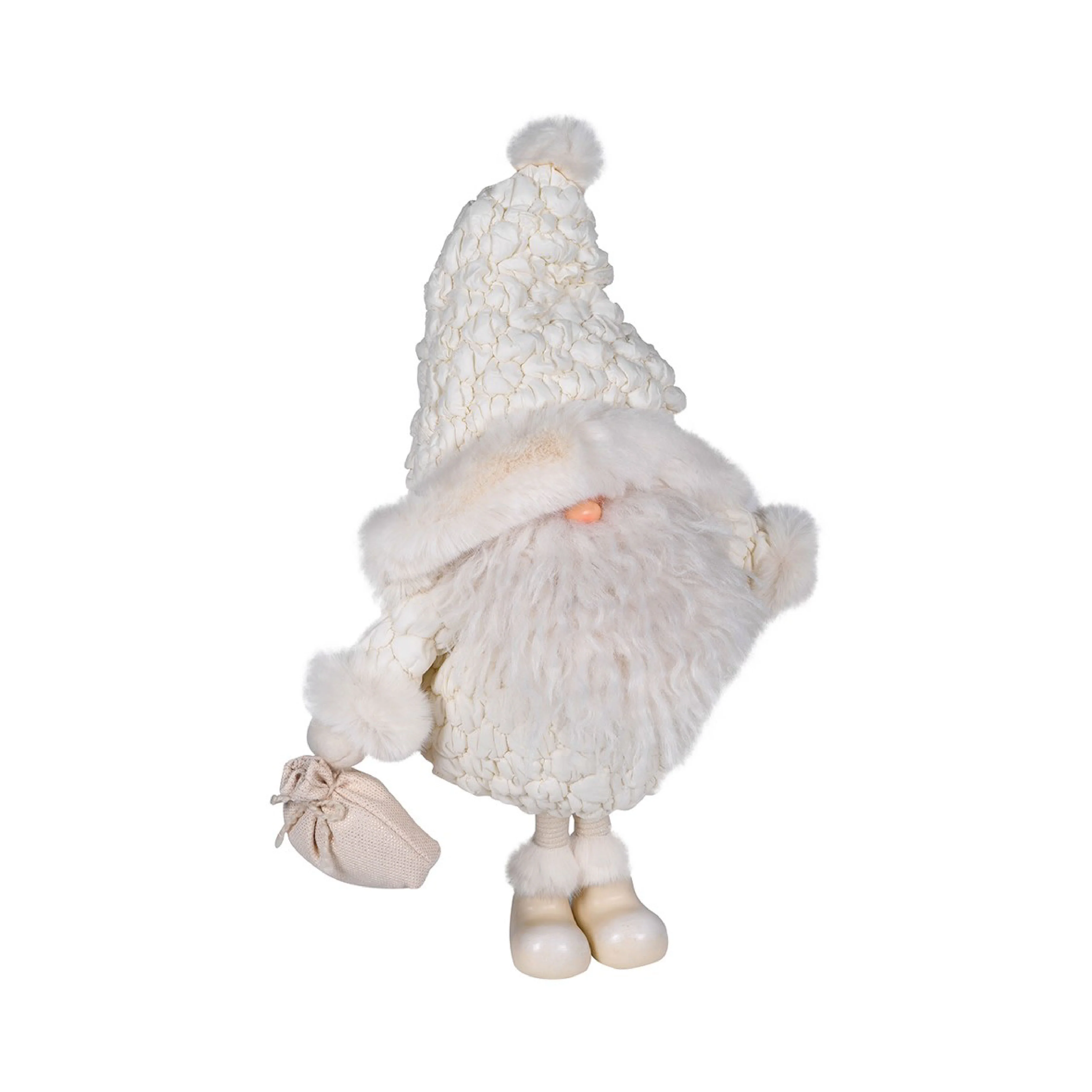 Quilted Santa Gonk | White - Image 3
