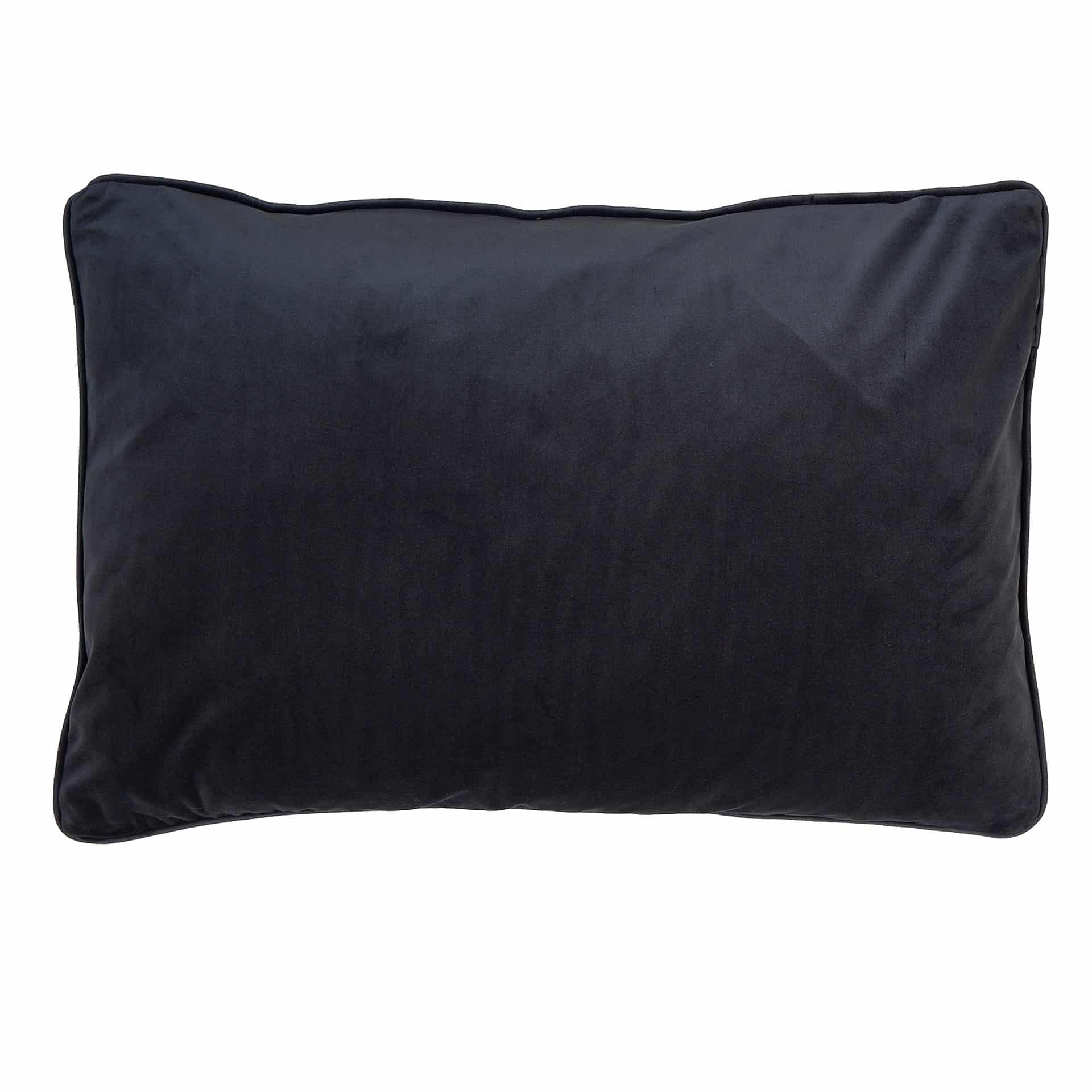 Teasel Velvet Cushion | French Navy | 40x60cm - Image 3