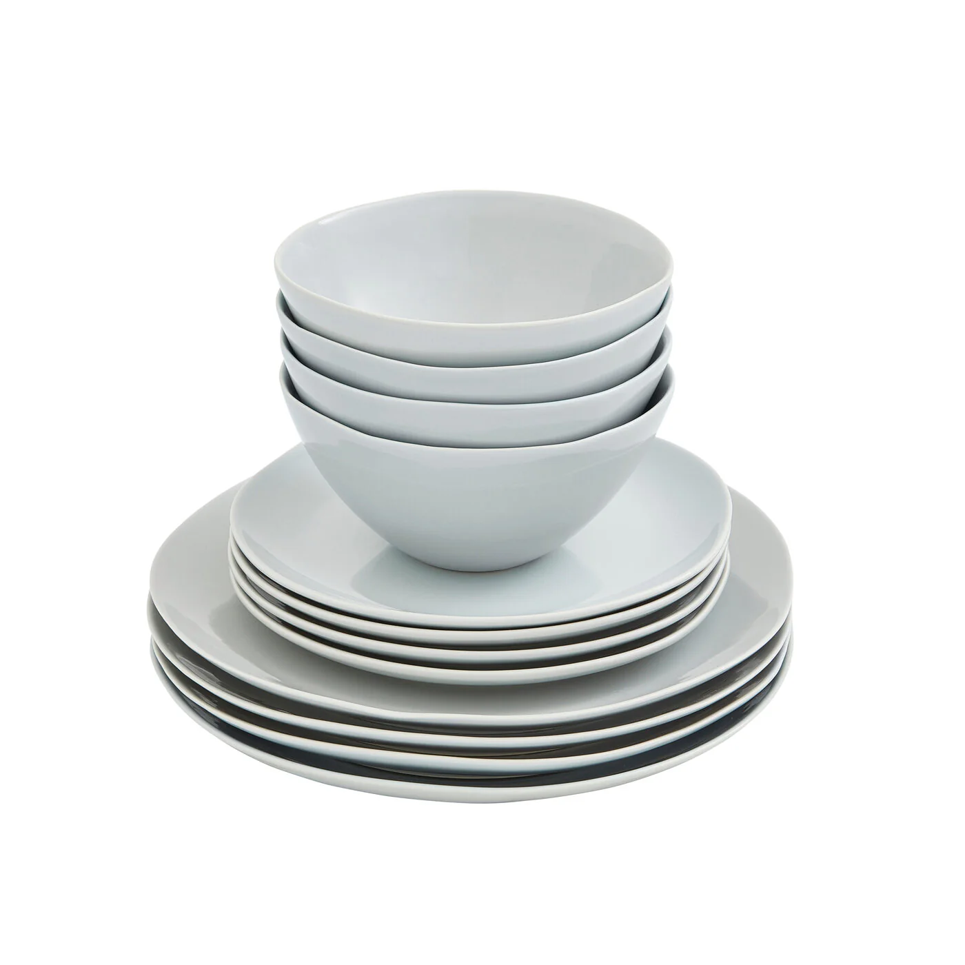 Arbor | 12 Piece Dinner Set | Dove Grey