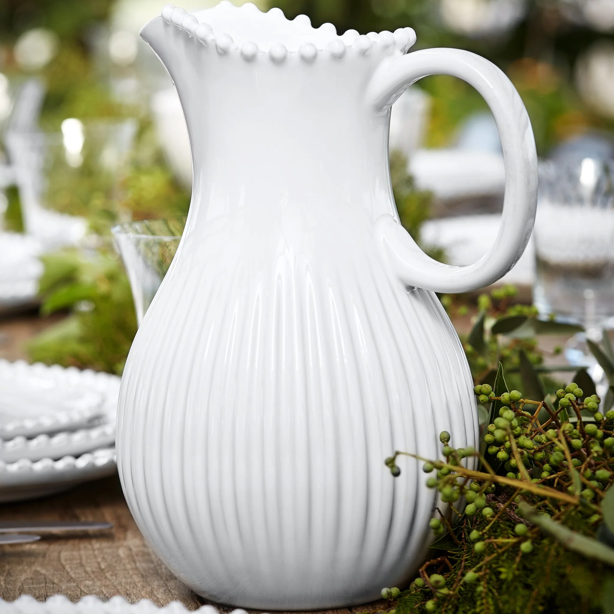 Pearl White Pitcher | 2.9L - Image 2