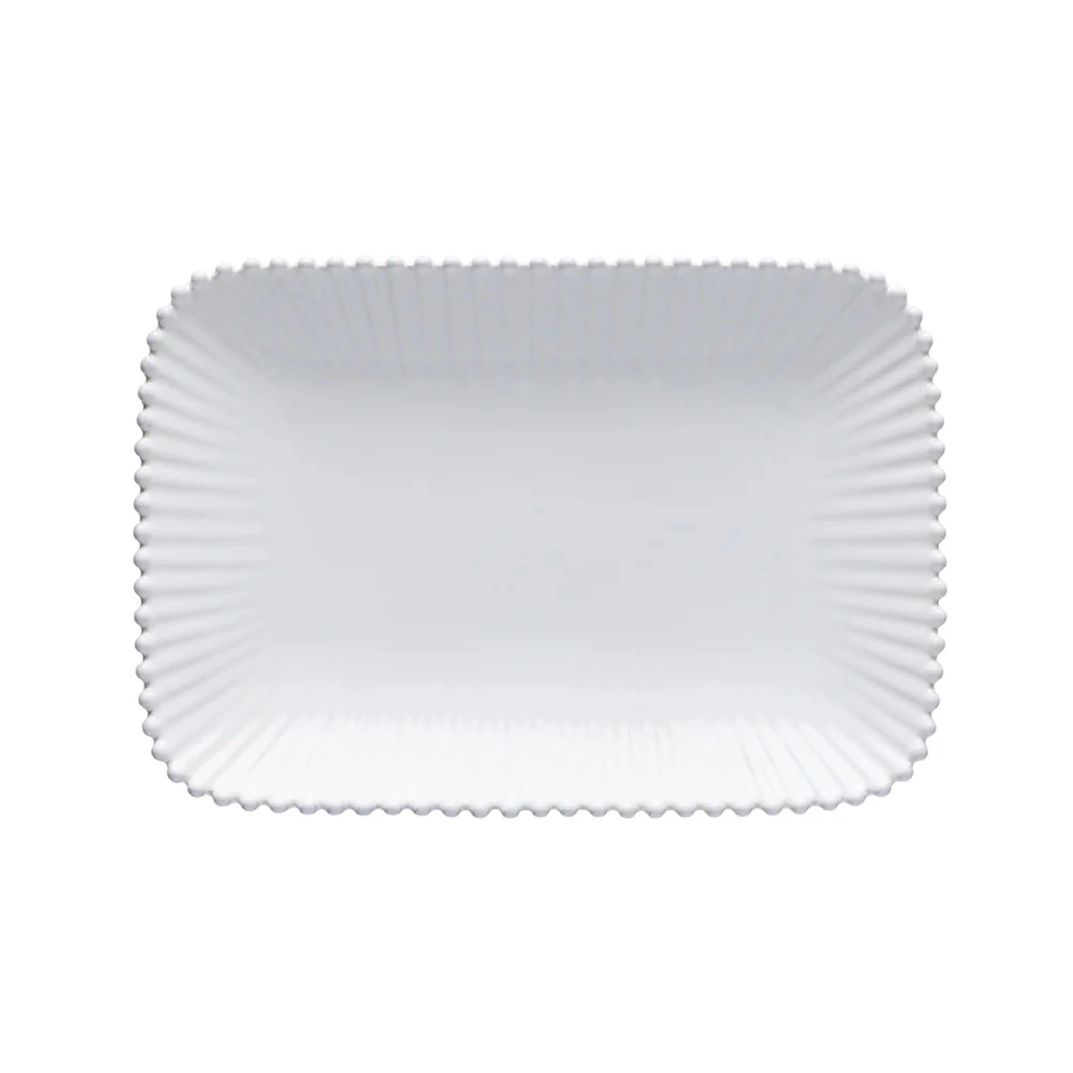 Pearl White Rectangular Platter | 30cm