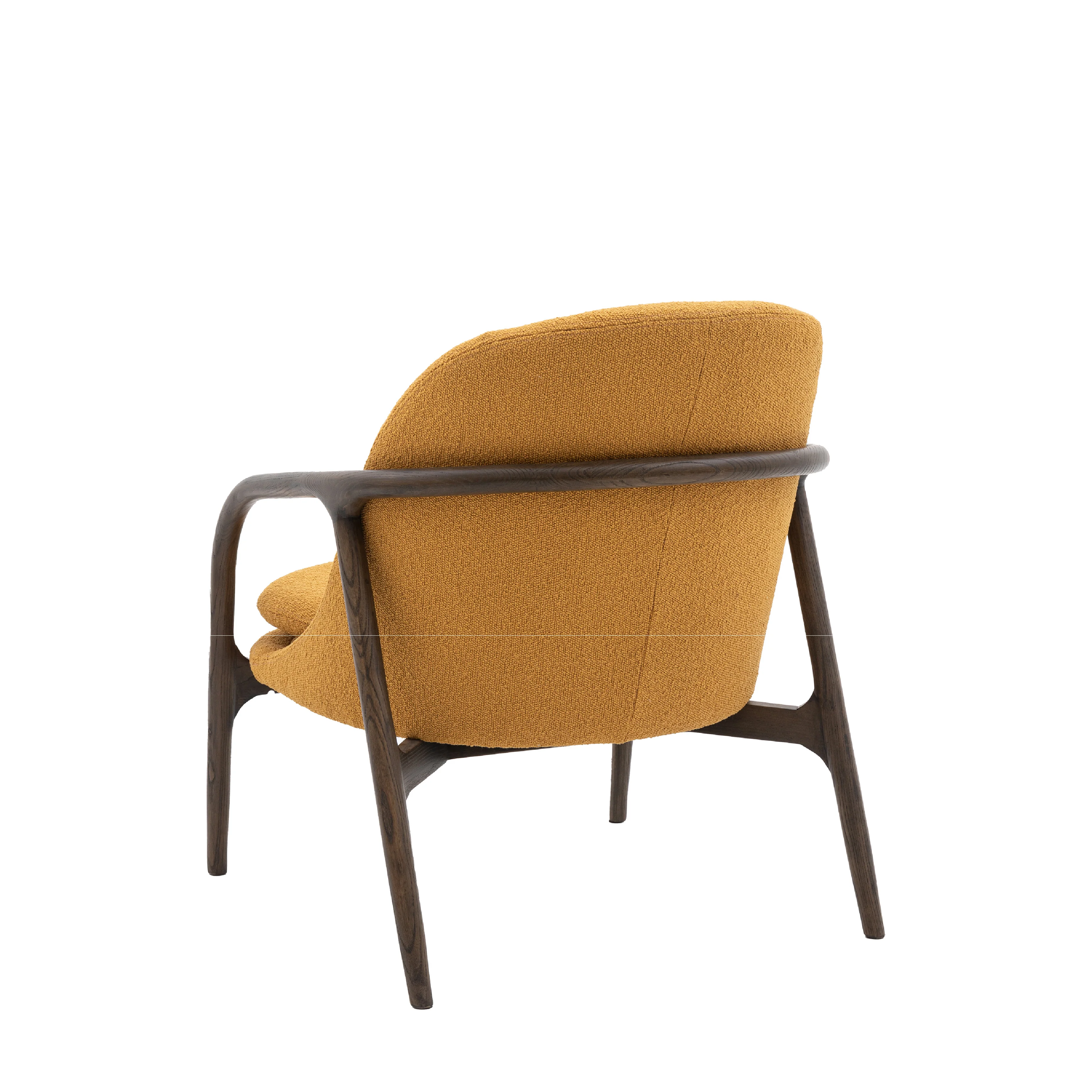 Alegra Mid-Century Modern Armchair | Ochre - Image 4