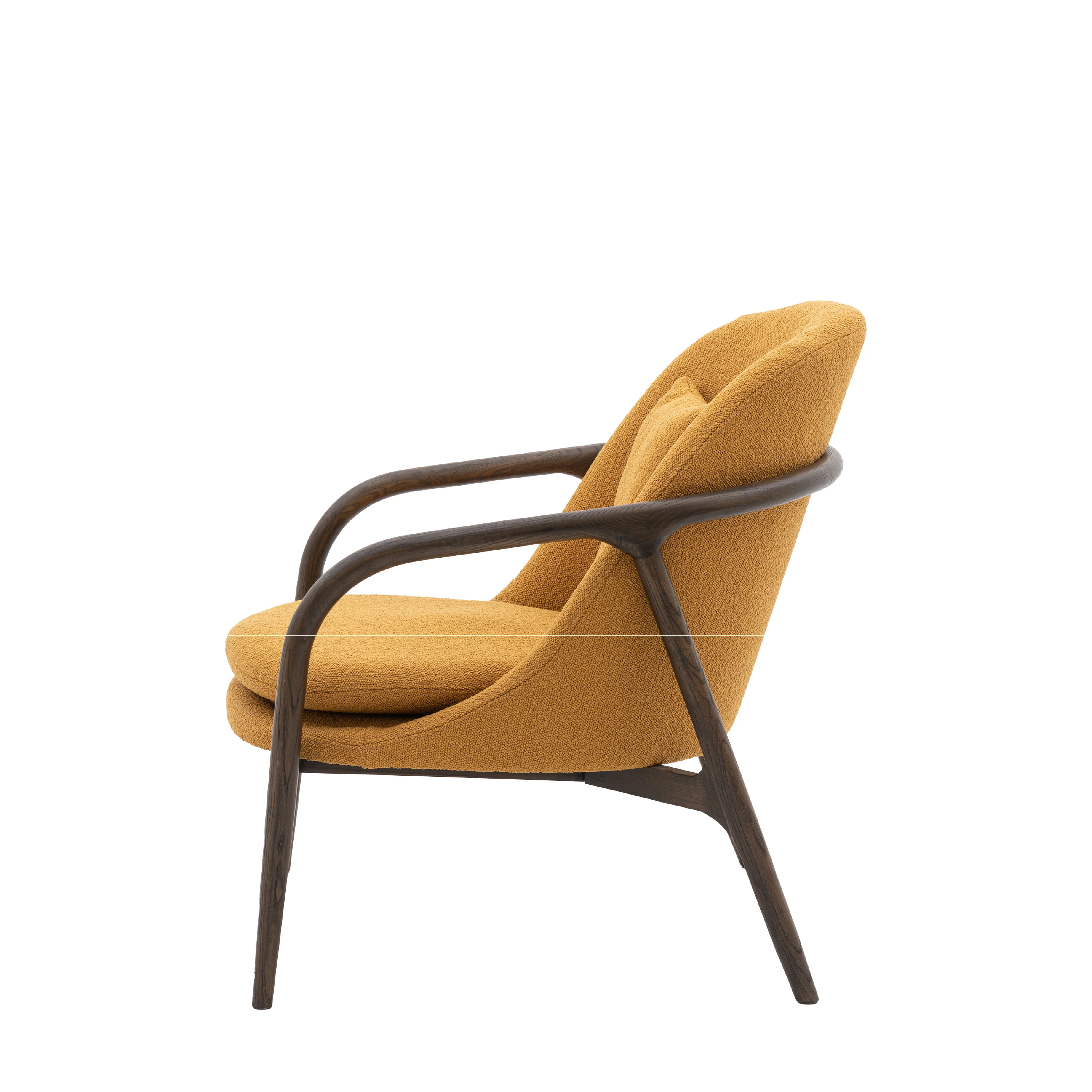 Alegra Mid-Century Modern Armchair | Ochre - Image 5