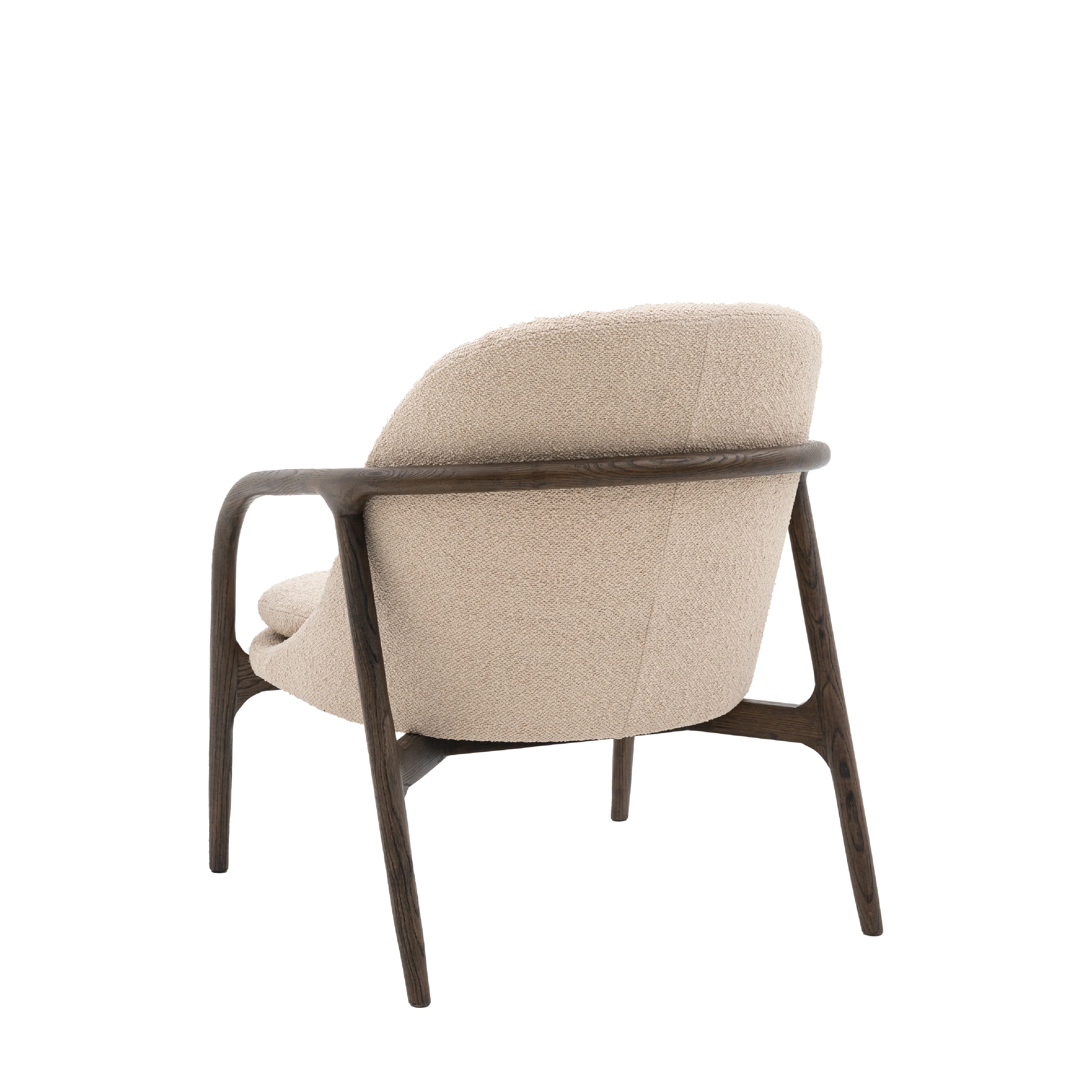 Alegra Mid-Century Modern Armchair | Taupe - Image 4