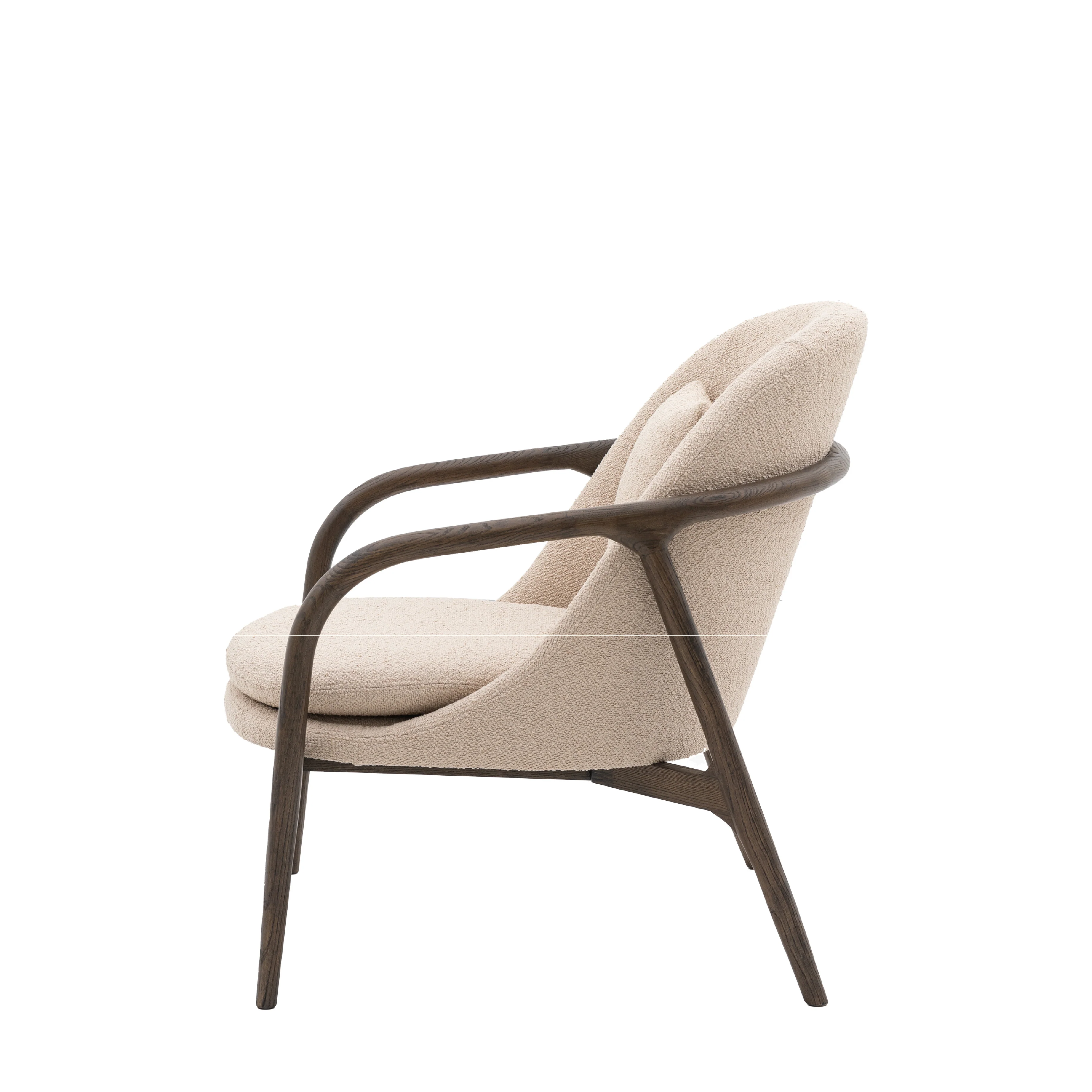 Alegra Mid-Century Modern Armchair | Taupe - Image 5