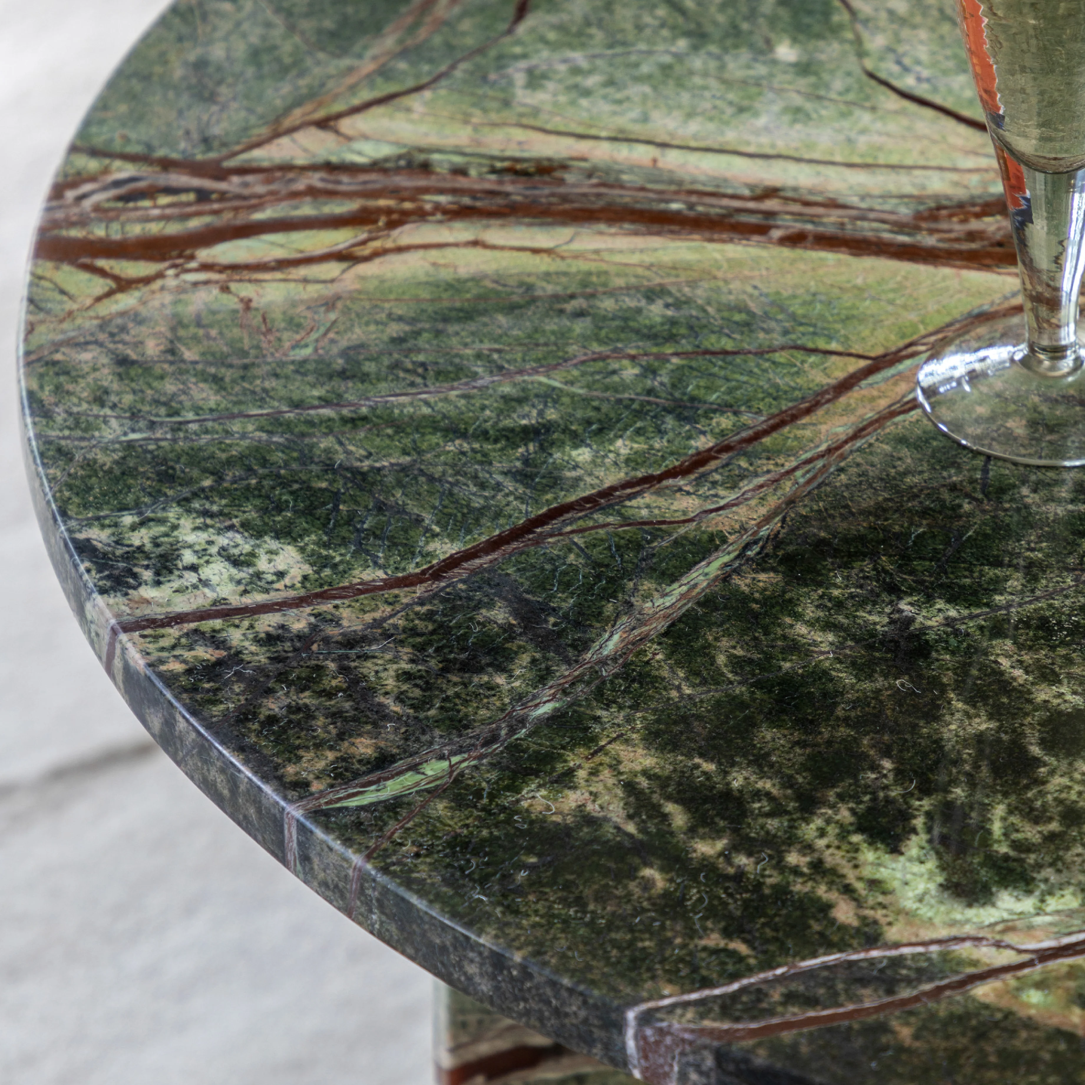 Amalfi Round Marble Coffee Table | Ember - Image 2