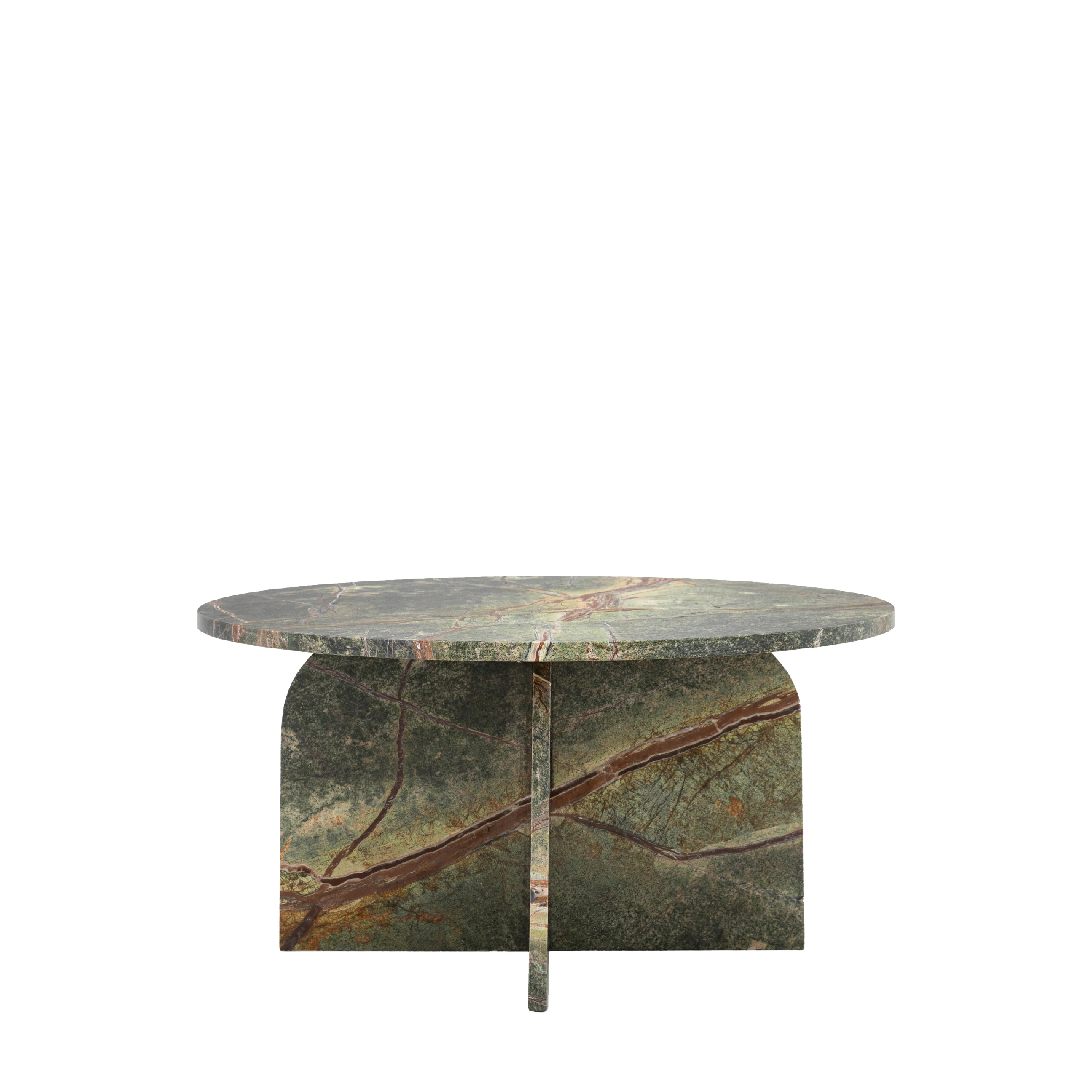 Amalfi Round Marble Coffee Table | Ember - Image 3