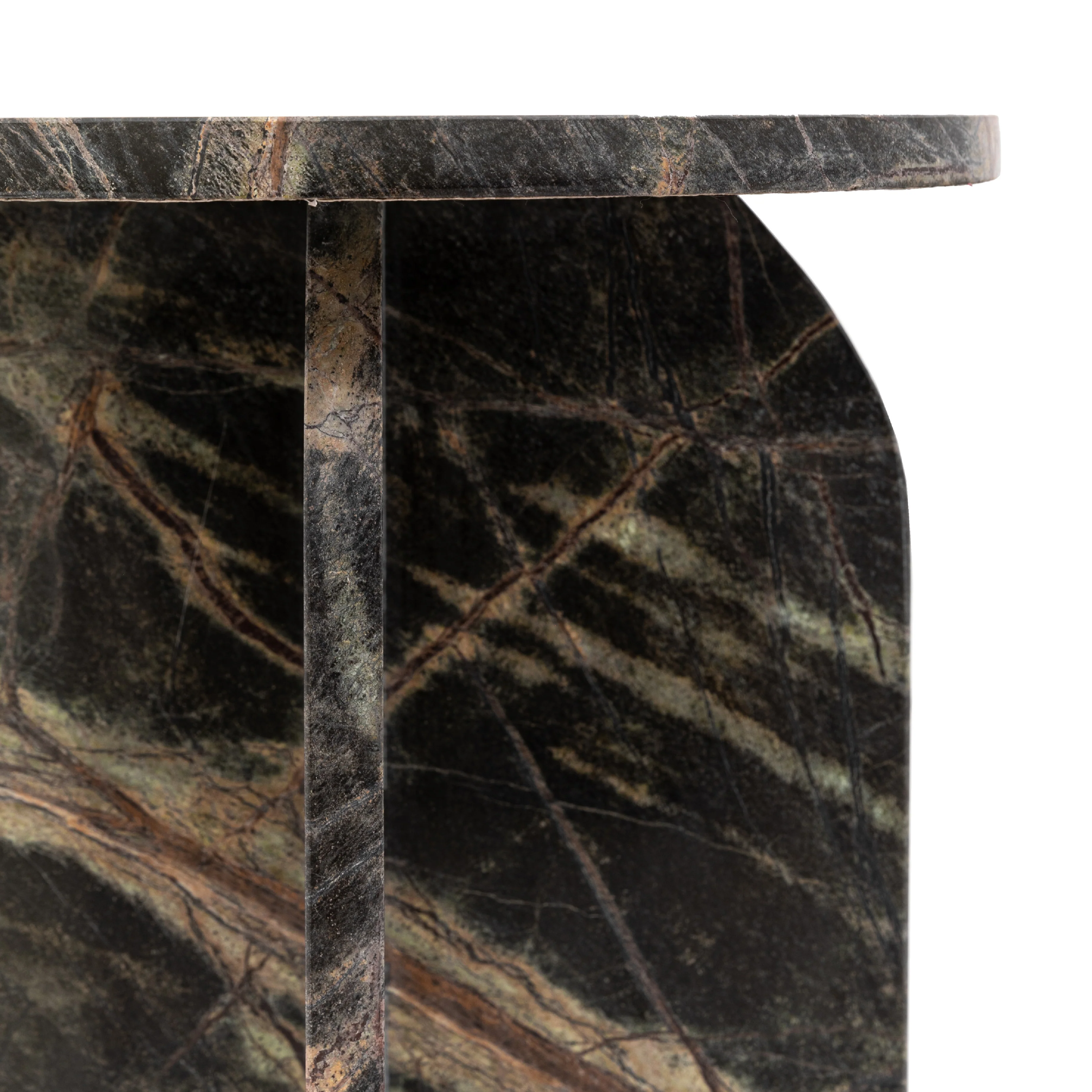 Amalfi Round Marble Side Table | Ember - Image 4