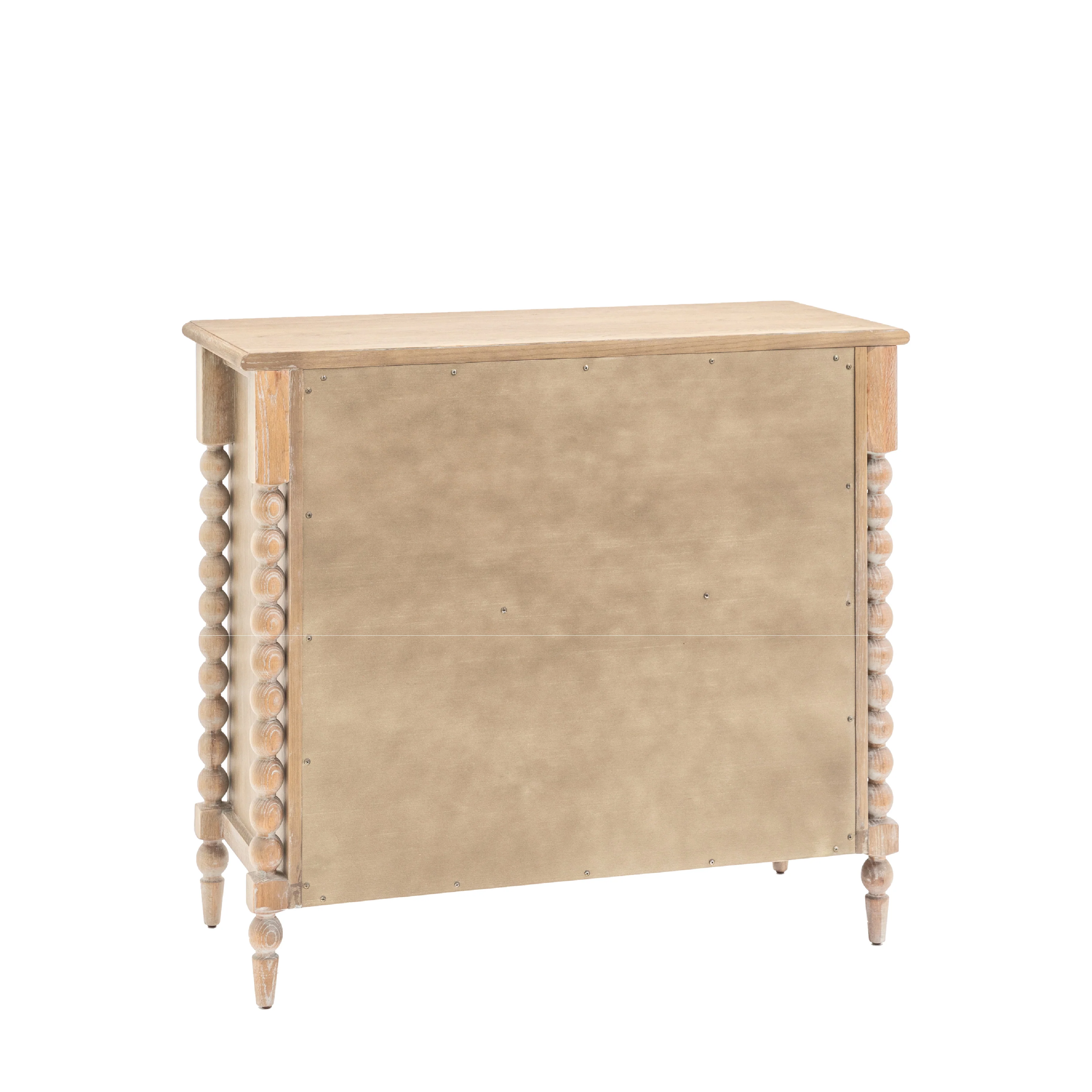 Artisan Bobbin 3 Drawer Chest | Limewashed Oak - Image 4