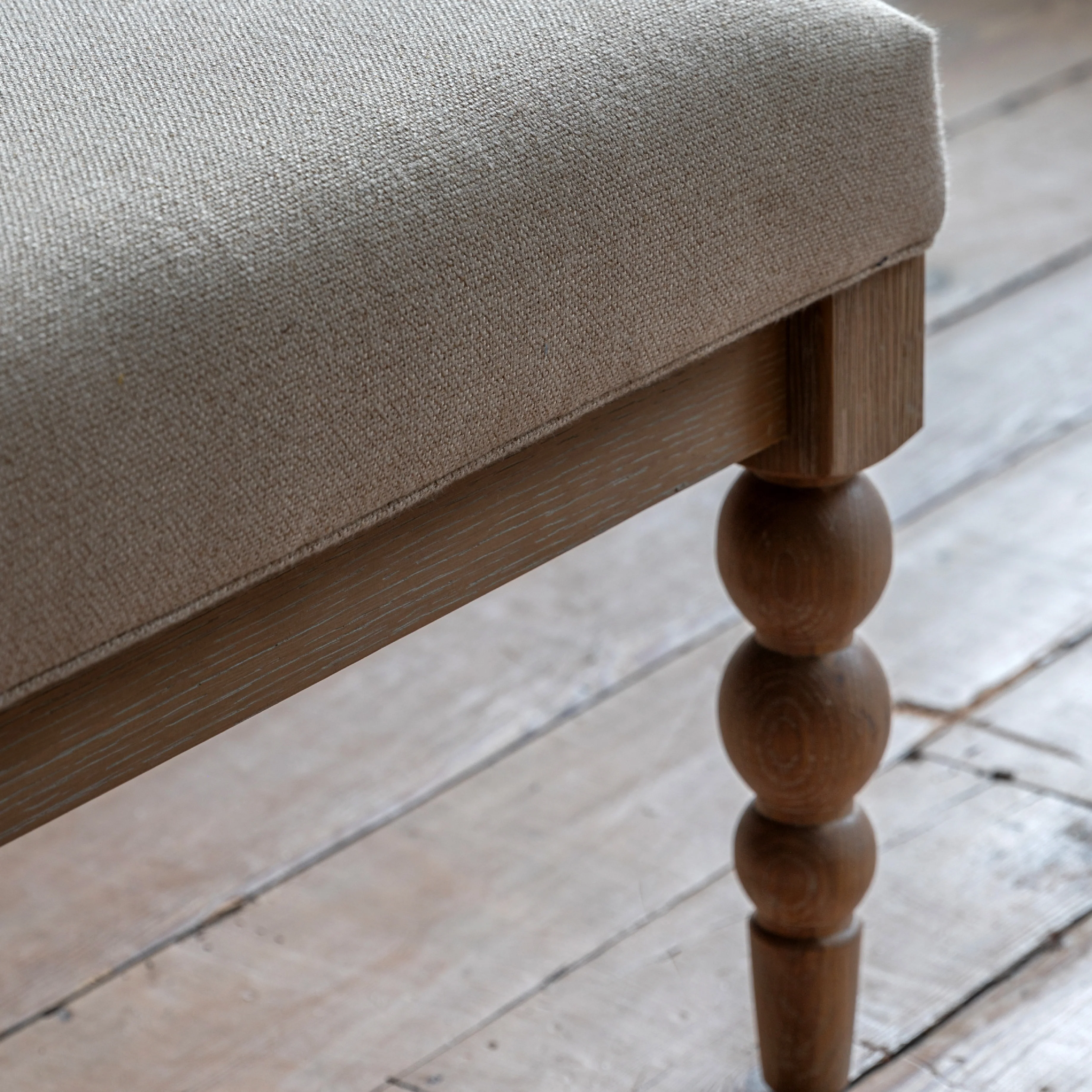 Artisan Bobbin Coffee Table | Limewashed Oak - Image 2