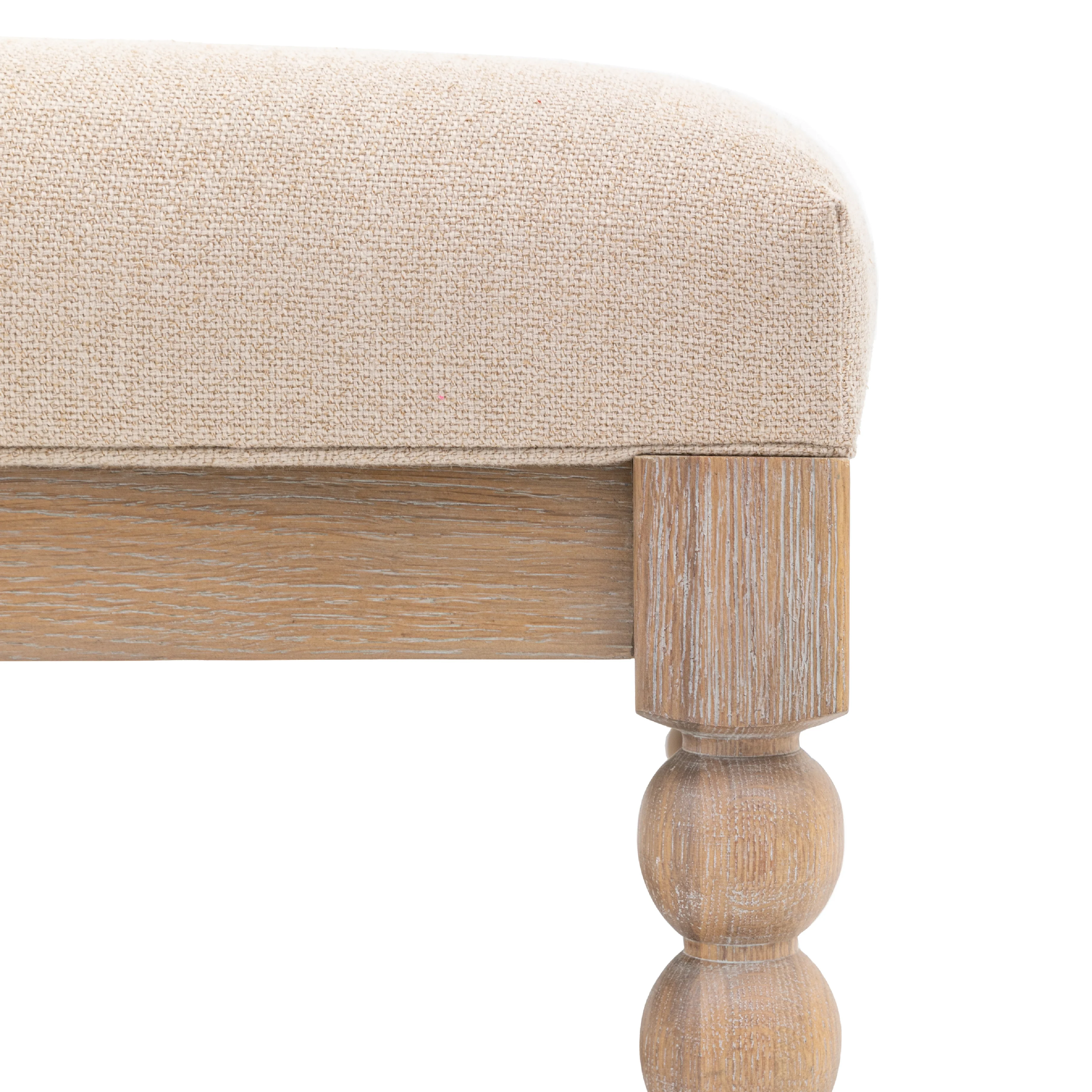 Artisan Bobbin Coffee Table | Limewashed Oak - Image 5